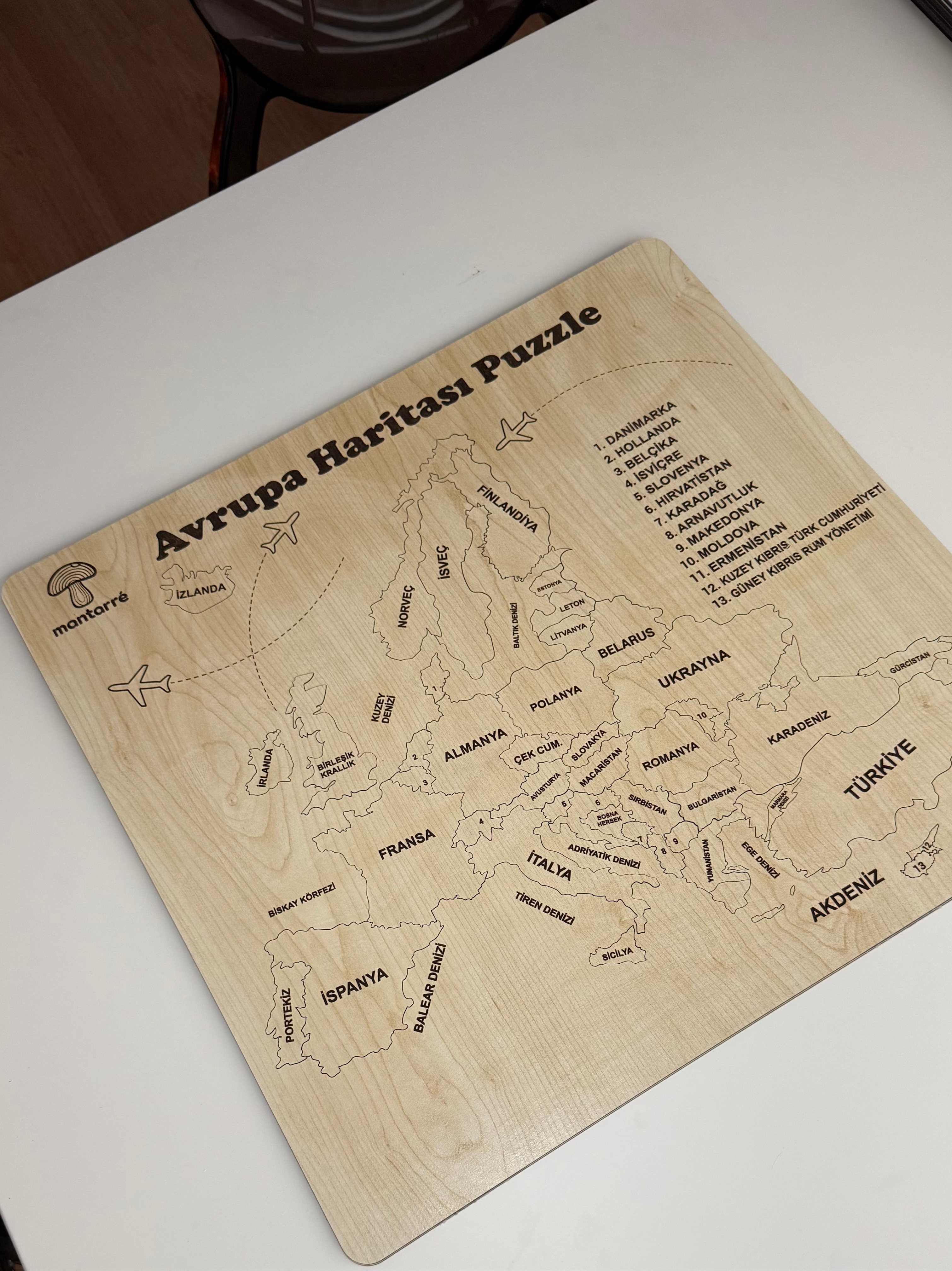 Avrupa Haritası Puzzle