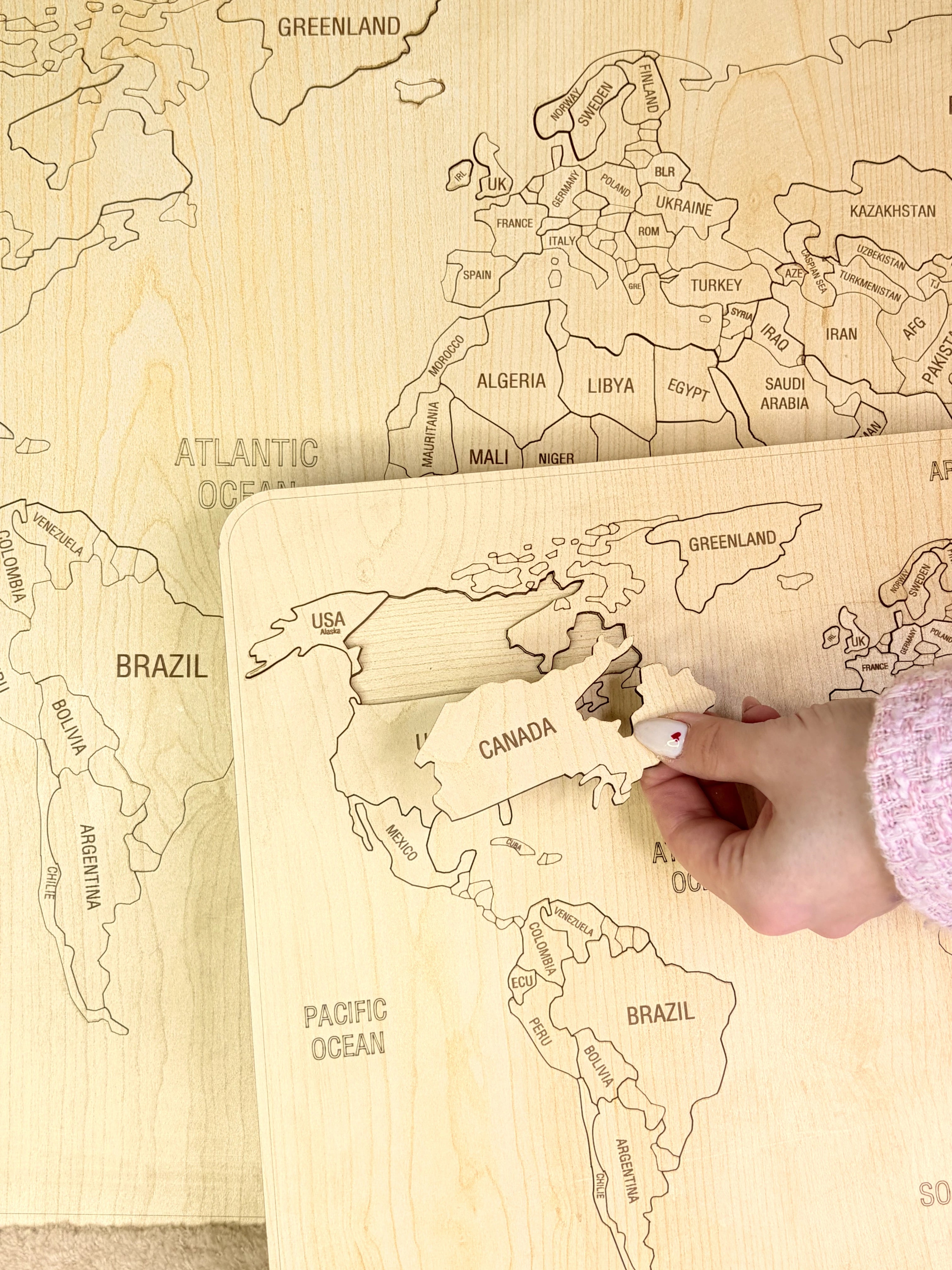 Dünya Haritası Puzzle