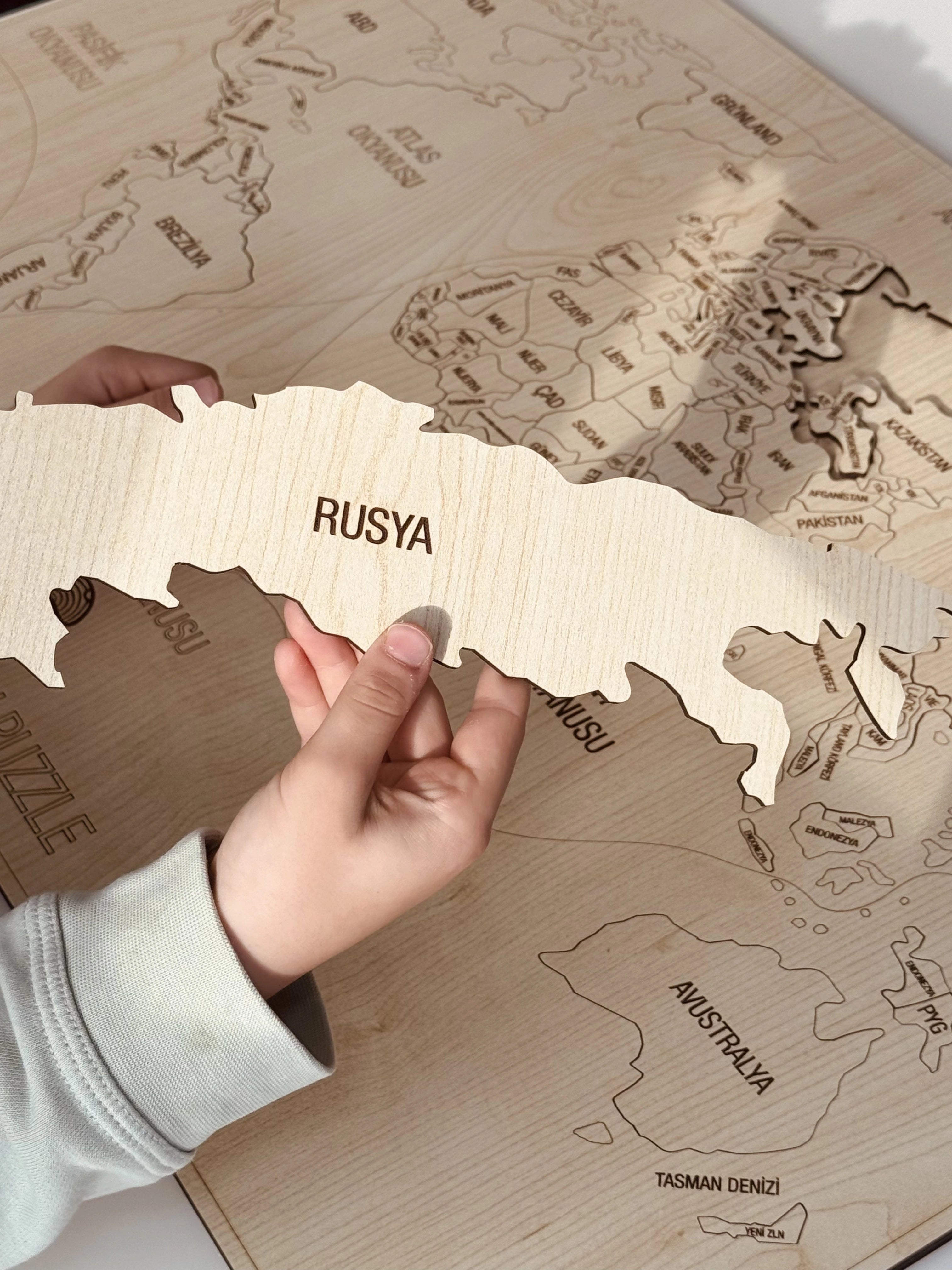 Dünya Haritası Puzzle