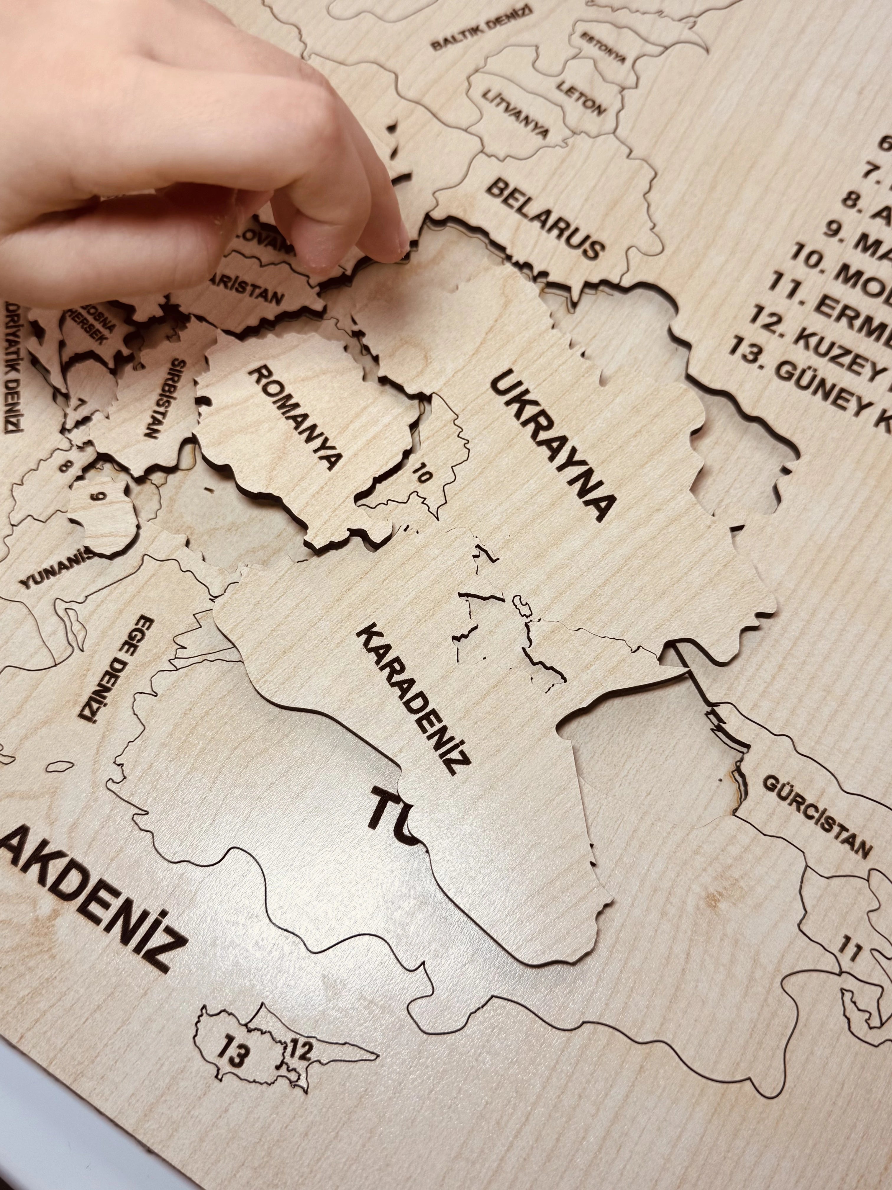 Avrupa Haritası Puzzle