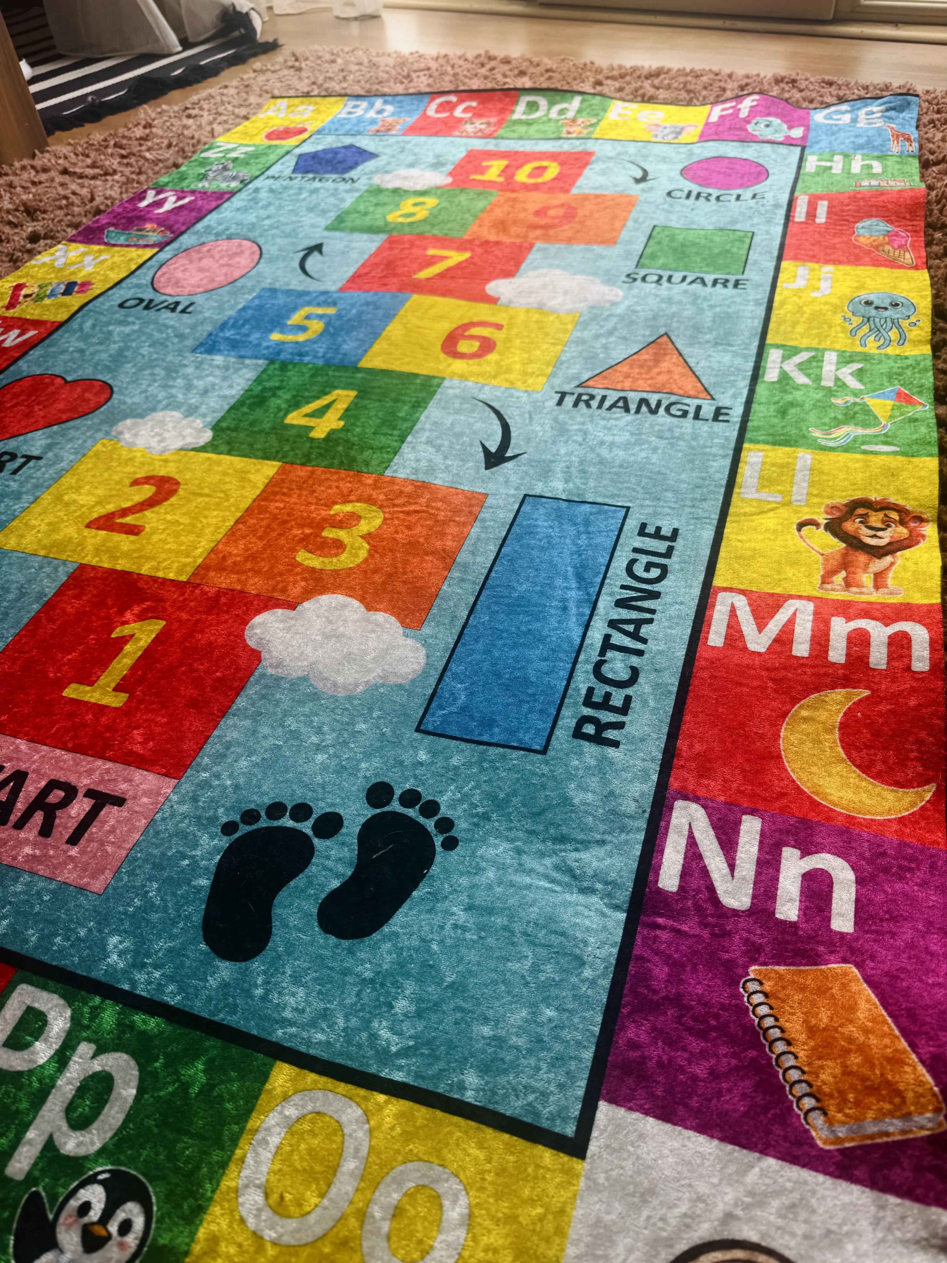 Montessori Eğitici Öğrenme Halısı