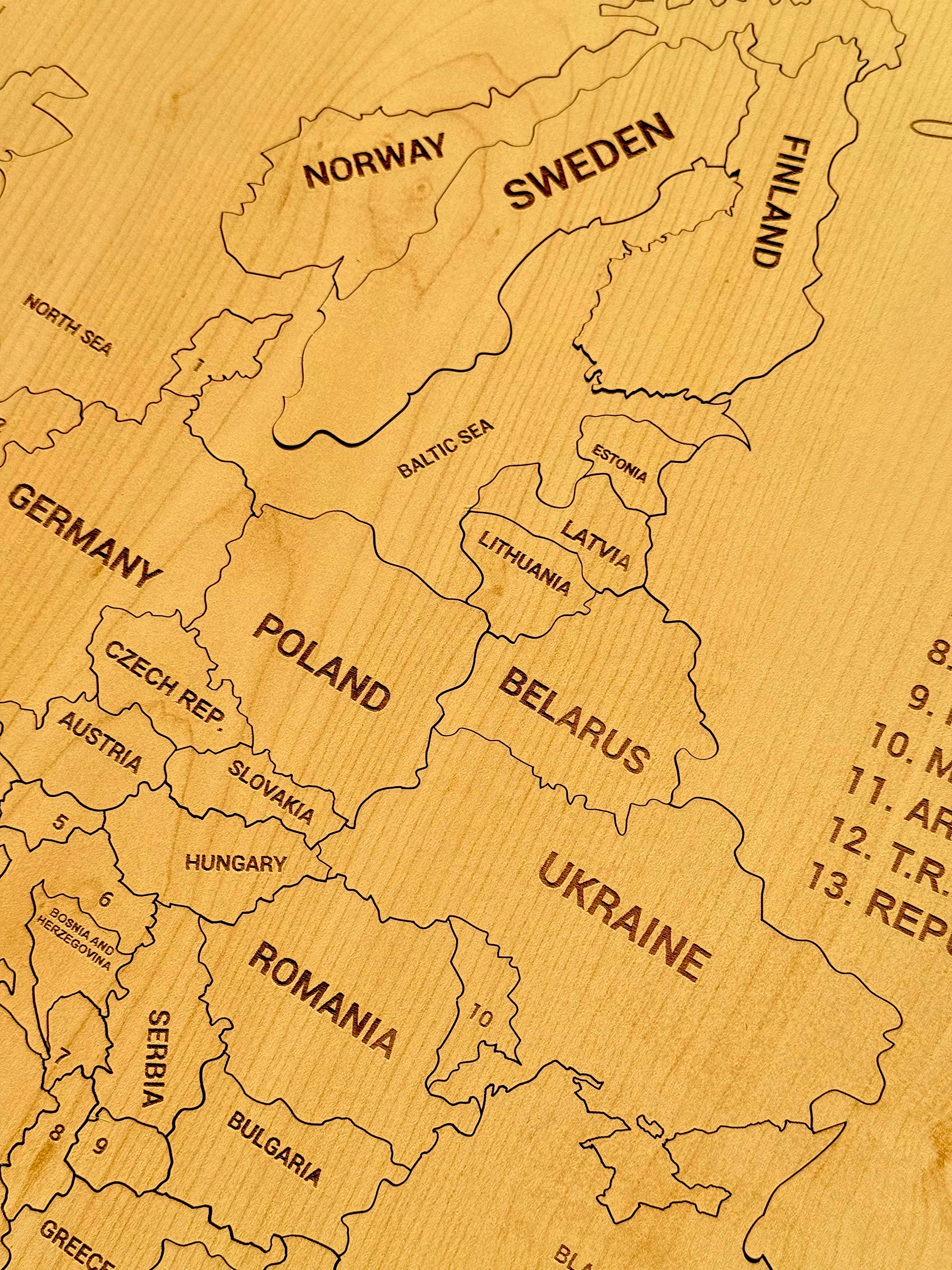 Avrupa Haritası Puzzle