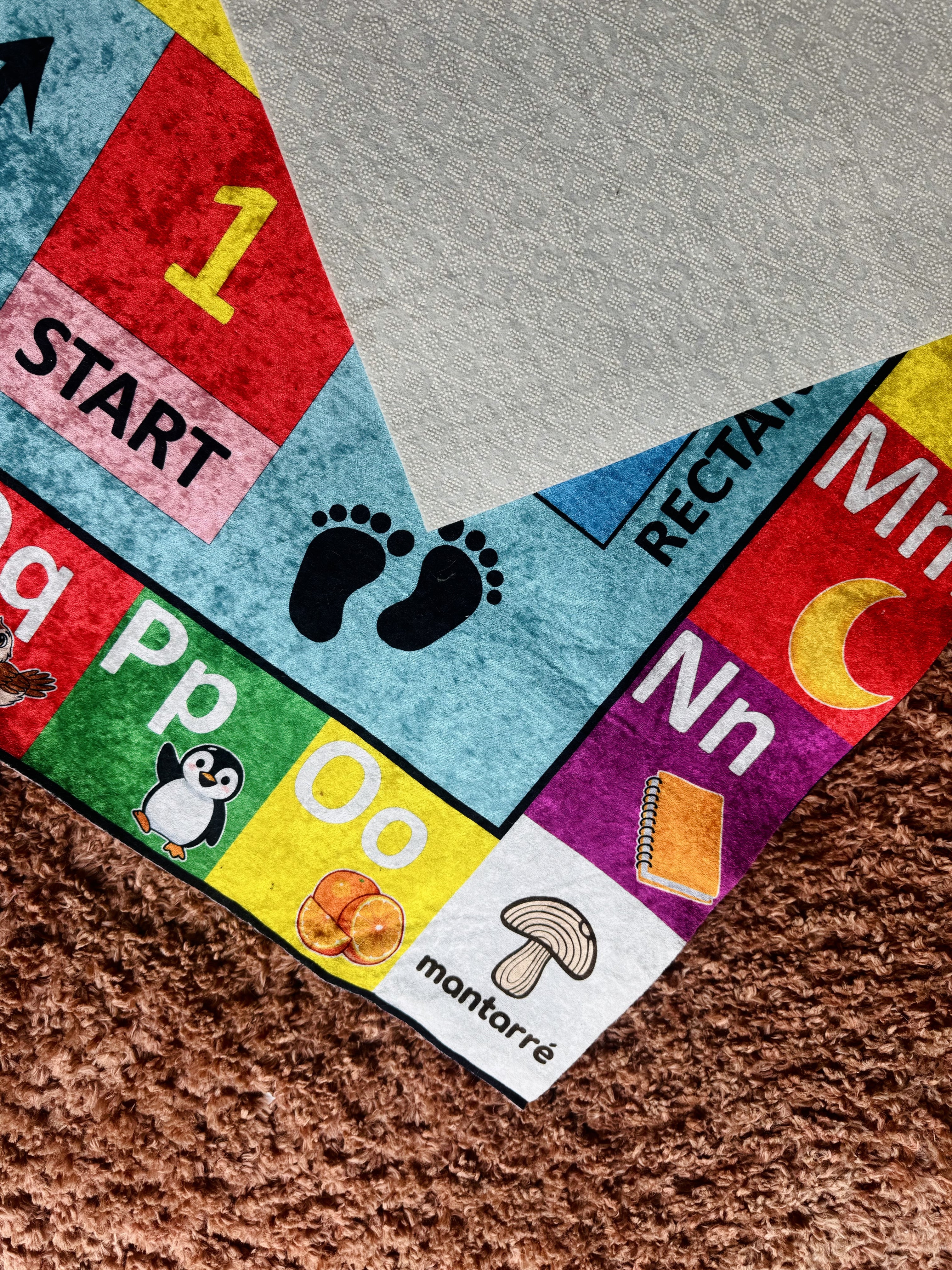 Montessori Eğitici Öğrenme Halısı