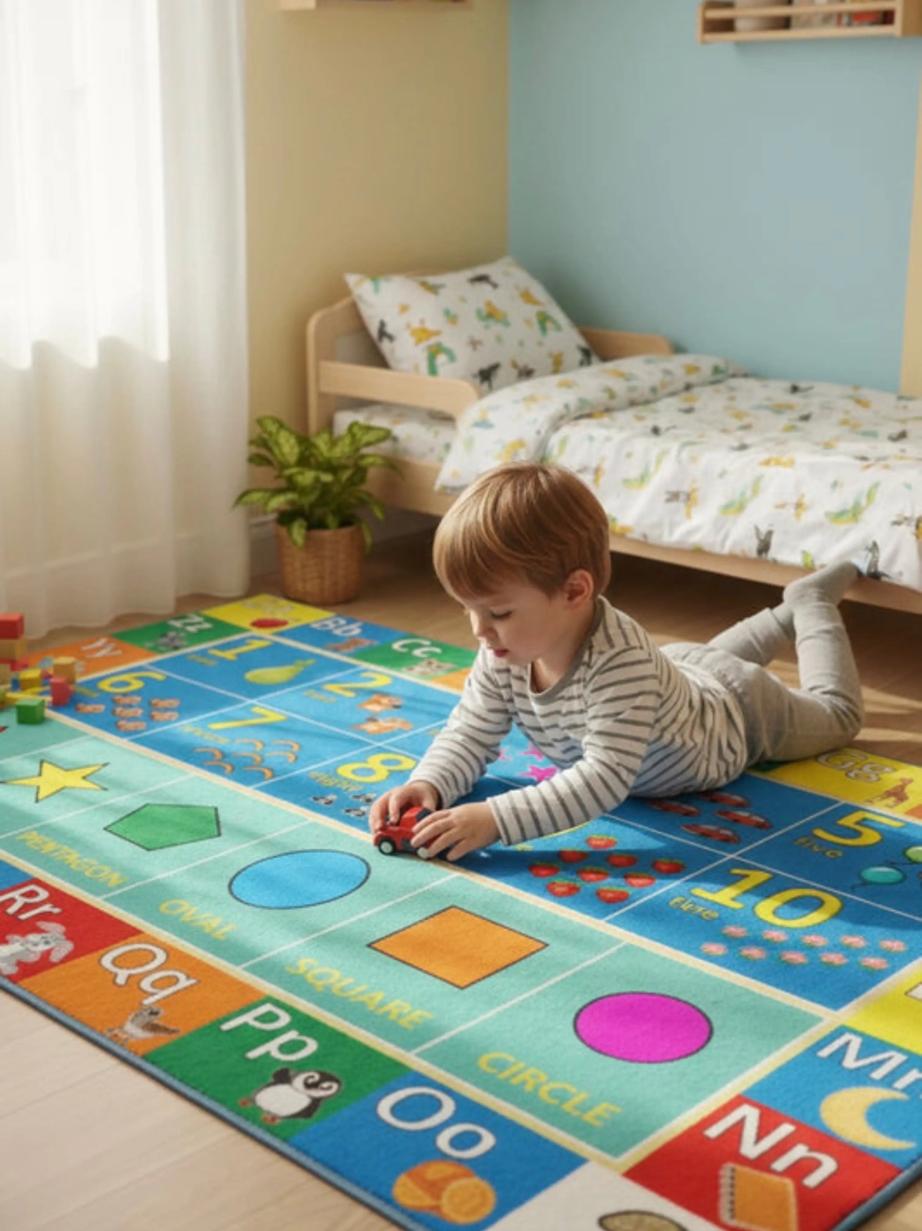 Montessori Eğitici Öğrenme Halısı