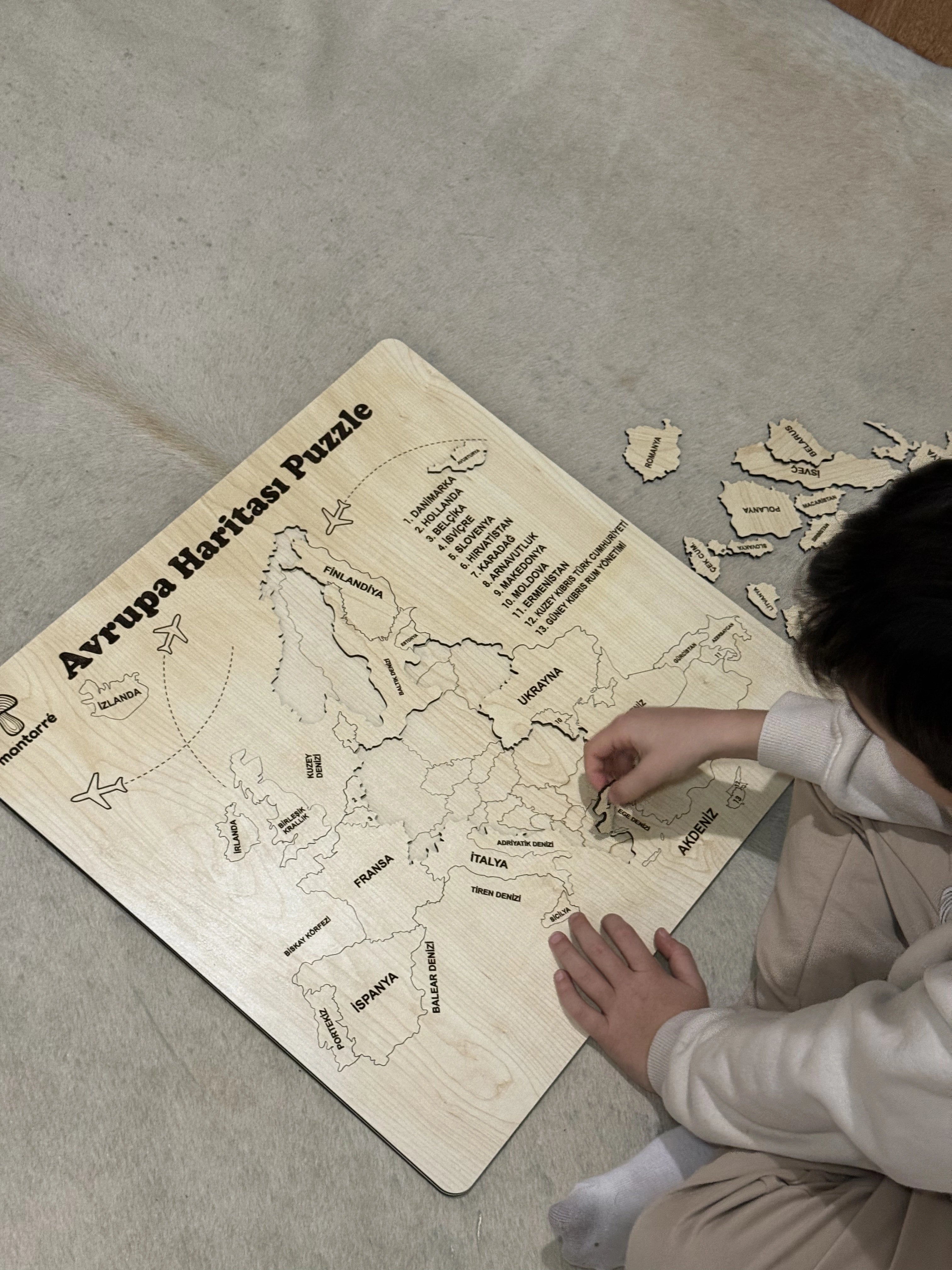 Avrupa Haritası Puzzle
