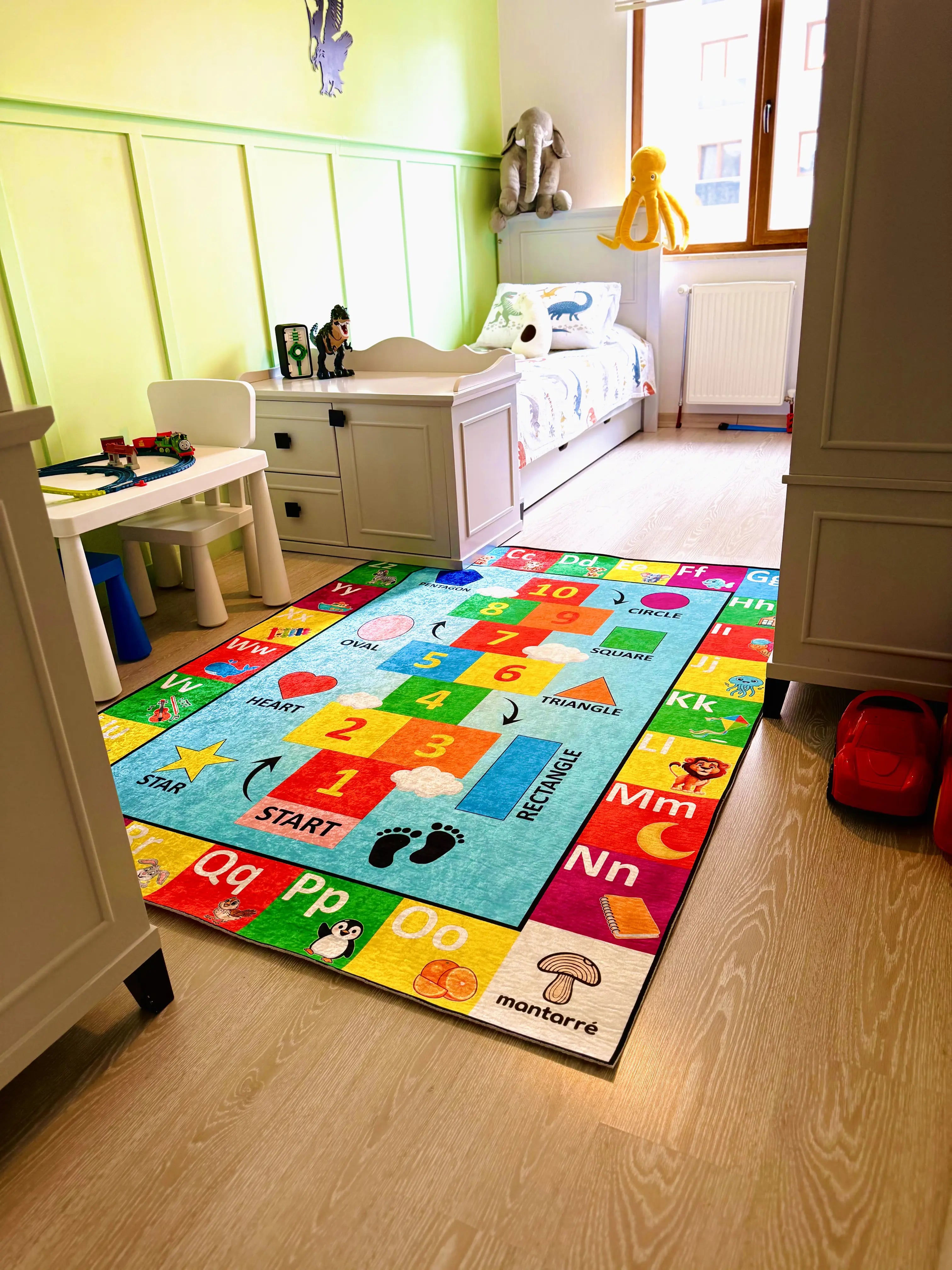 Montessori Eğitici Öğrenme Halısı