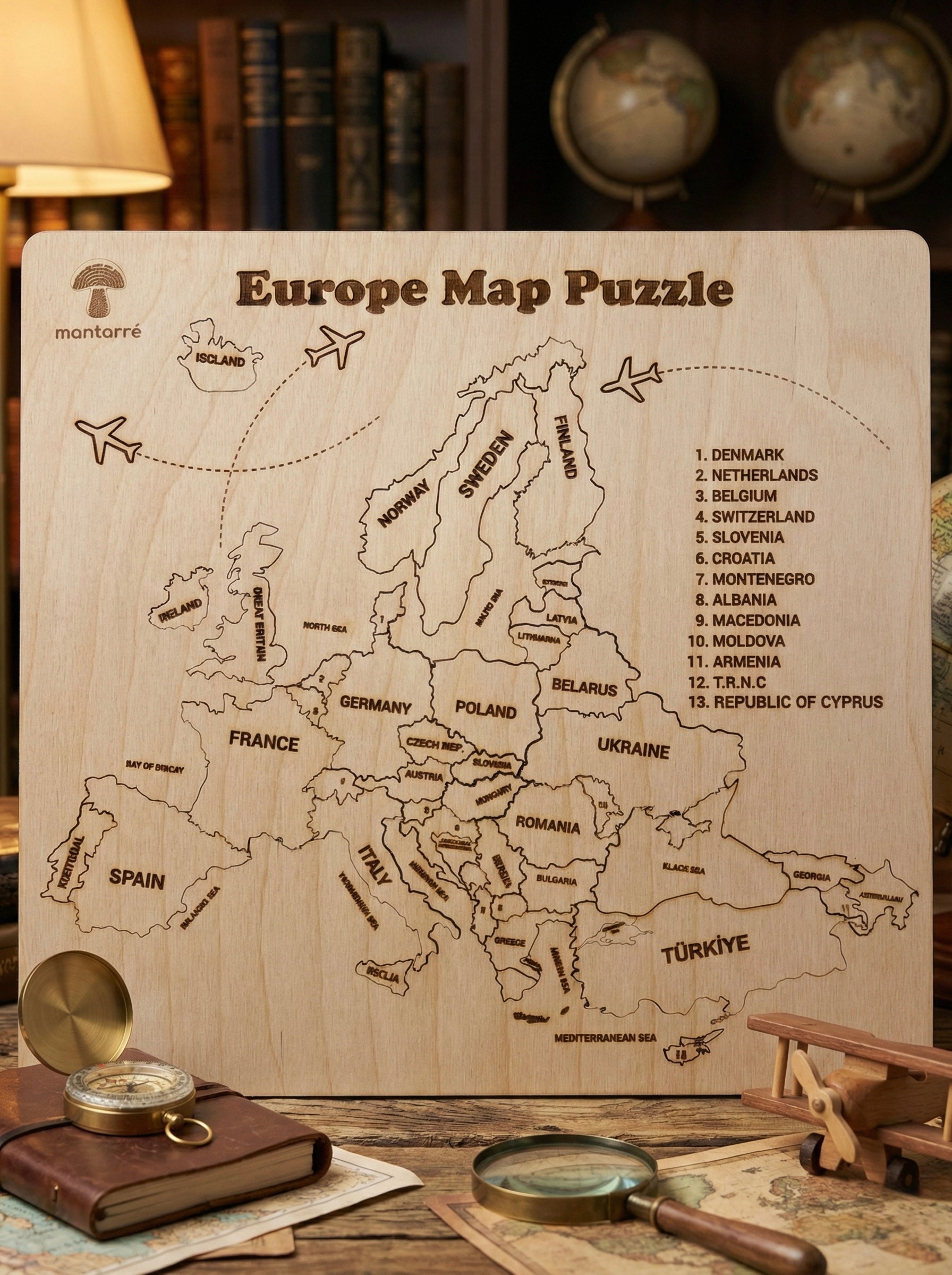 Avrupa Haritası Puzzle