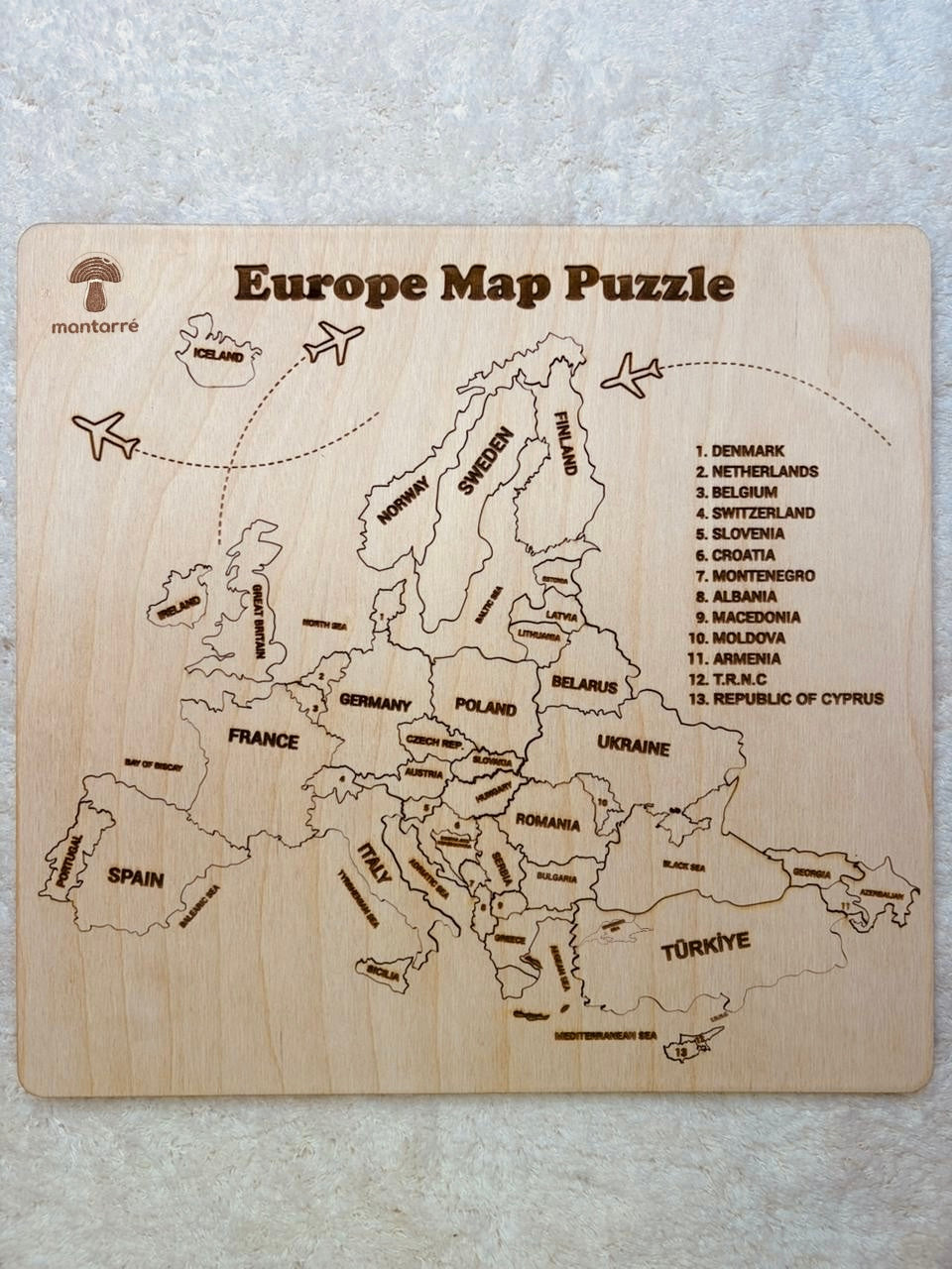 Avrupa Haritası Puzzle