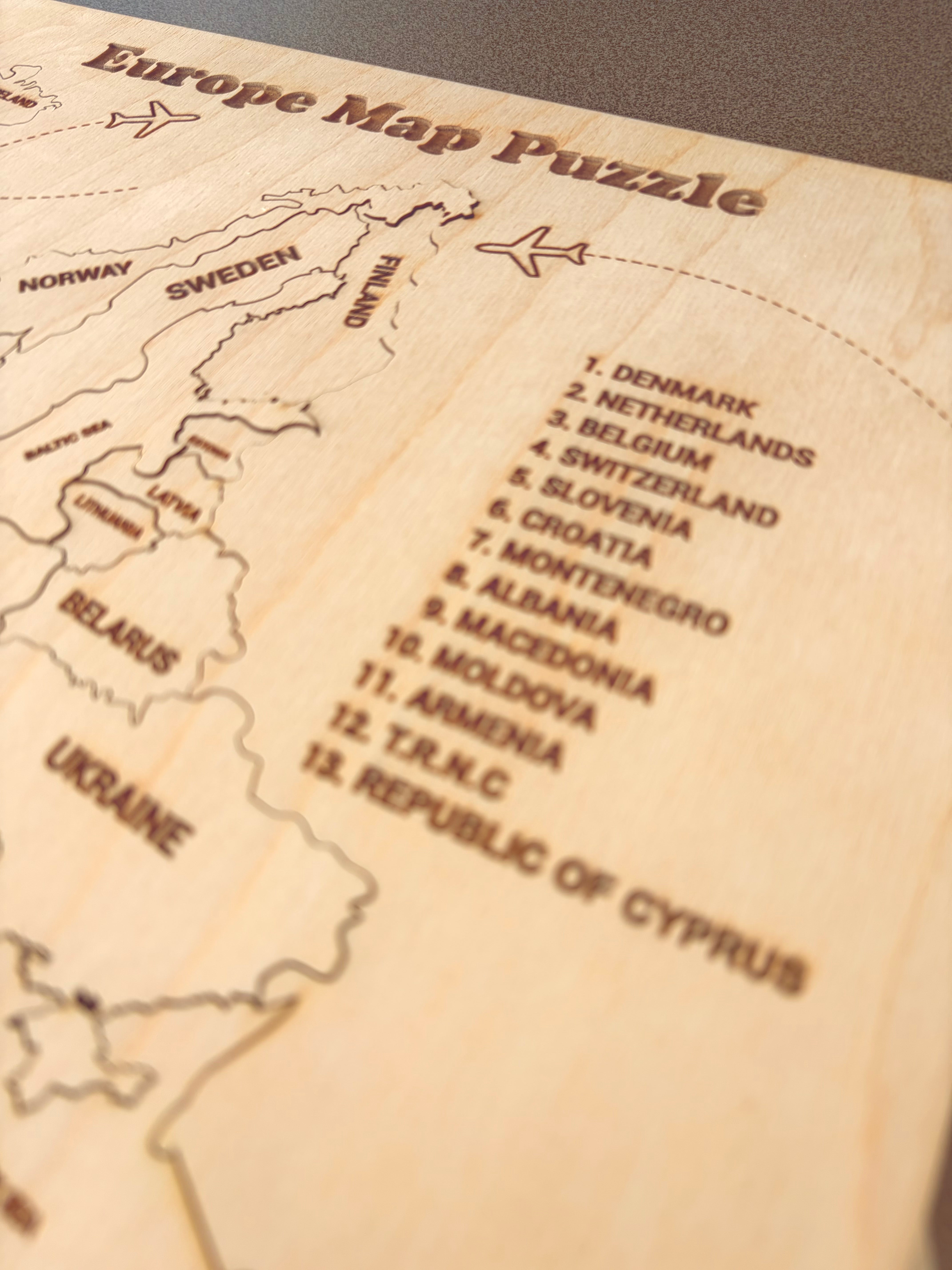 Avrupa Haritası Puzzle