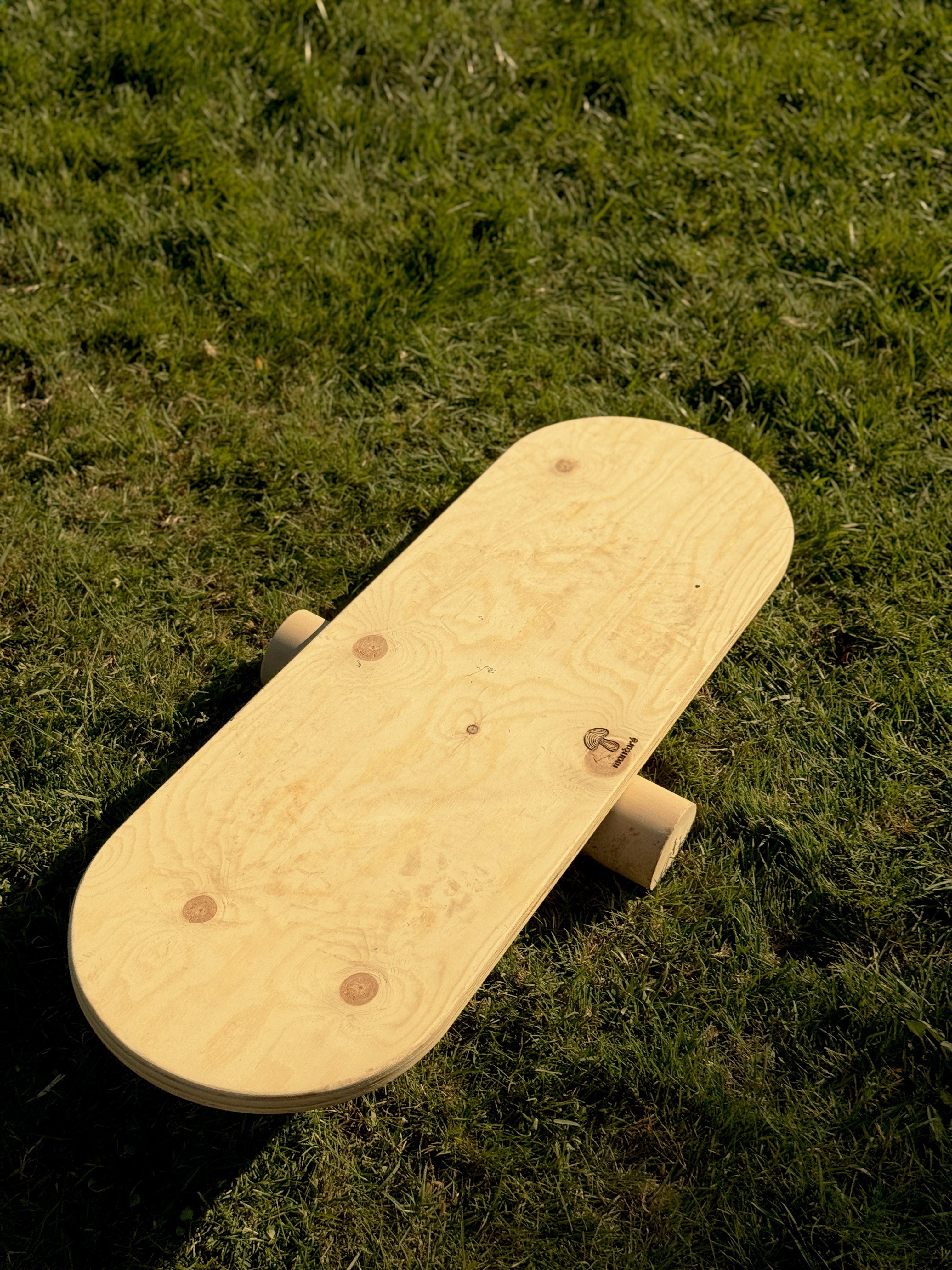 Doğal Kayın Ahşap Montessori Denge Tahtası