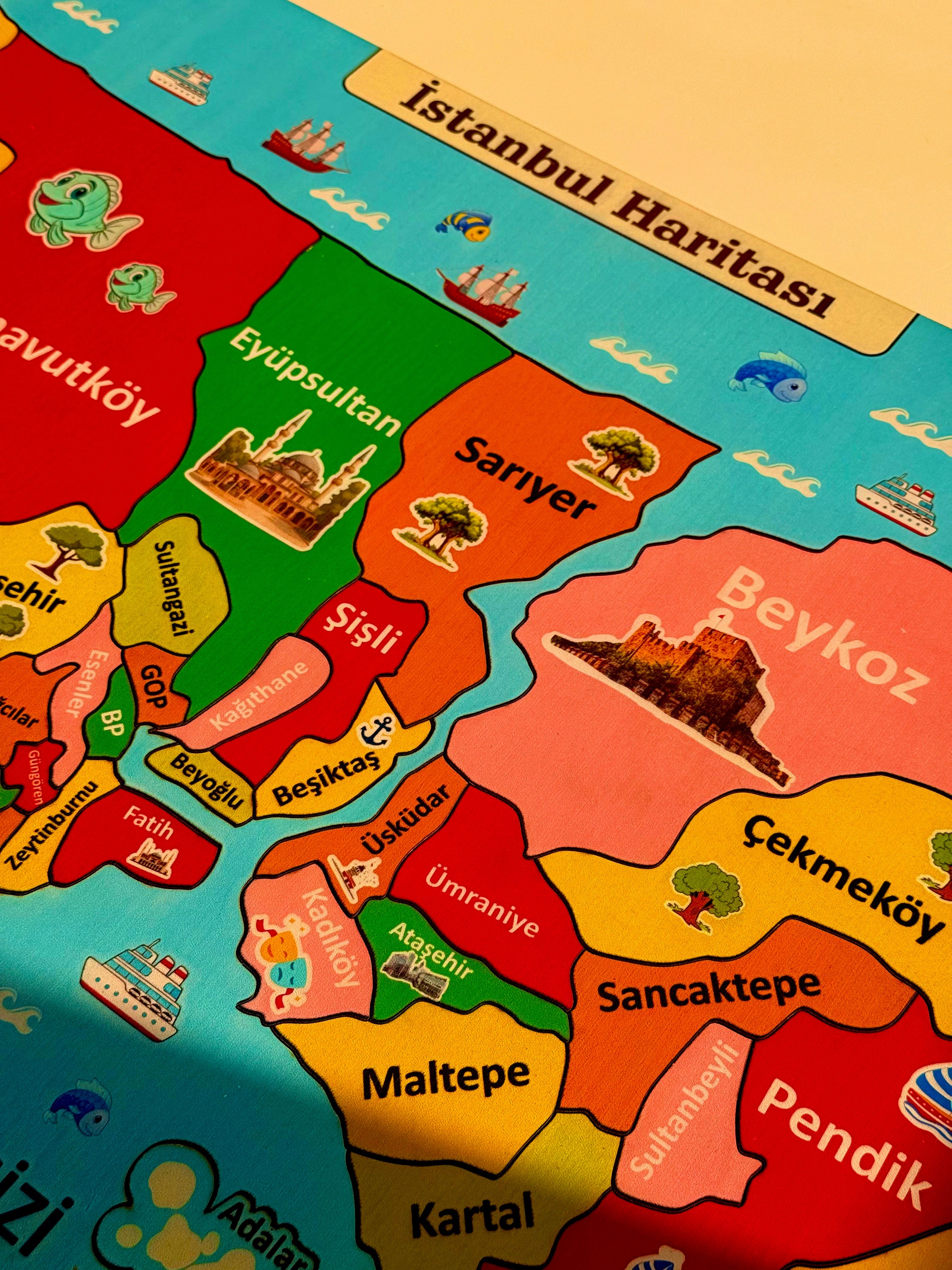 İstanbul Haritası Puzzle