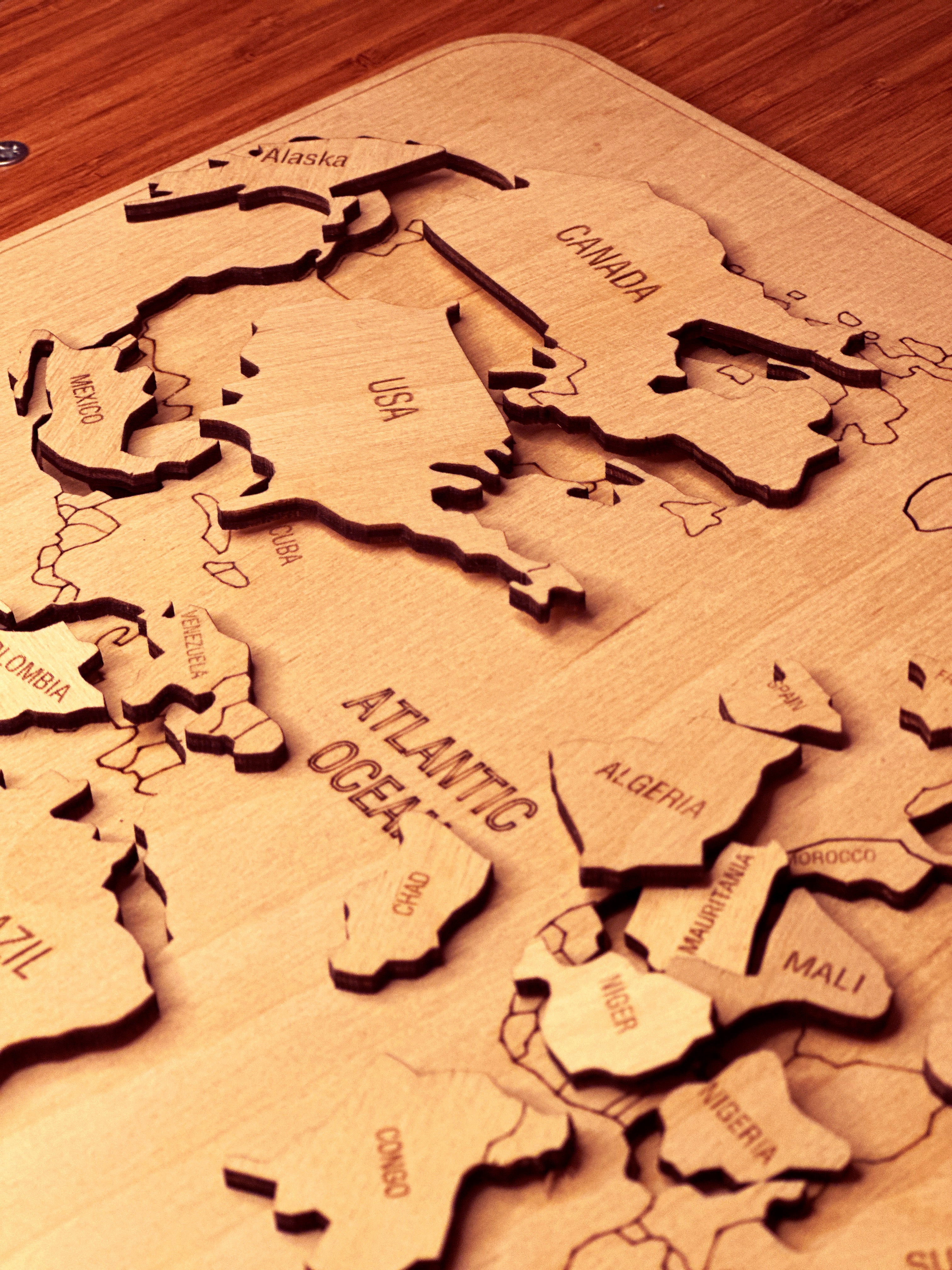 Dünya Haritası Puzzle