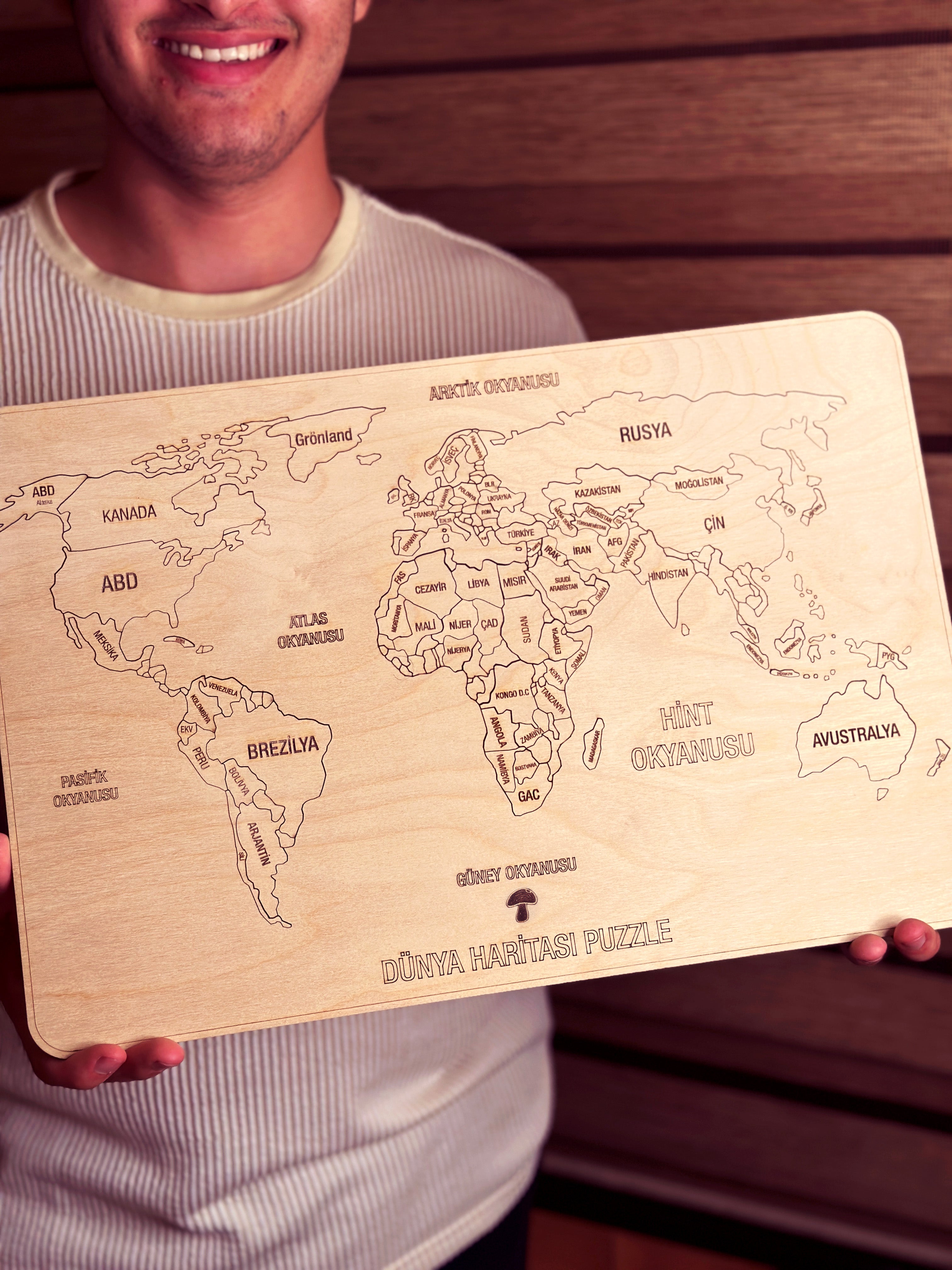 Dünya Haritası Puzzle
