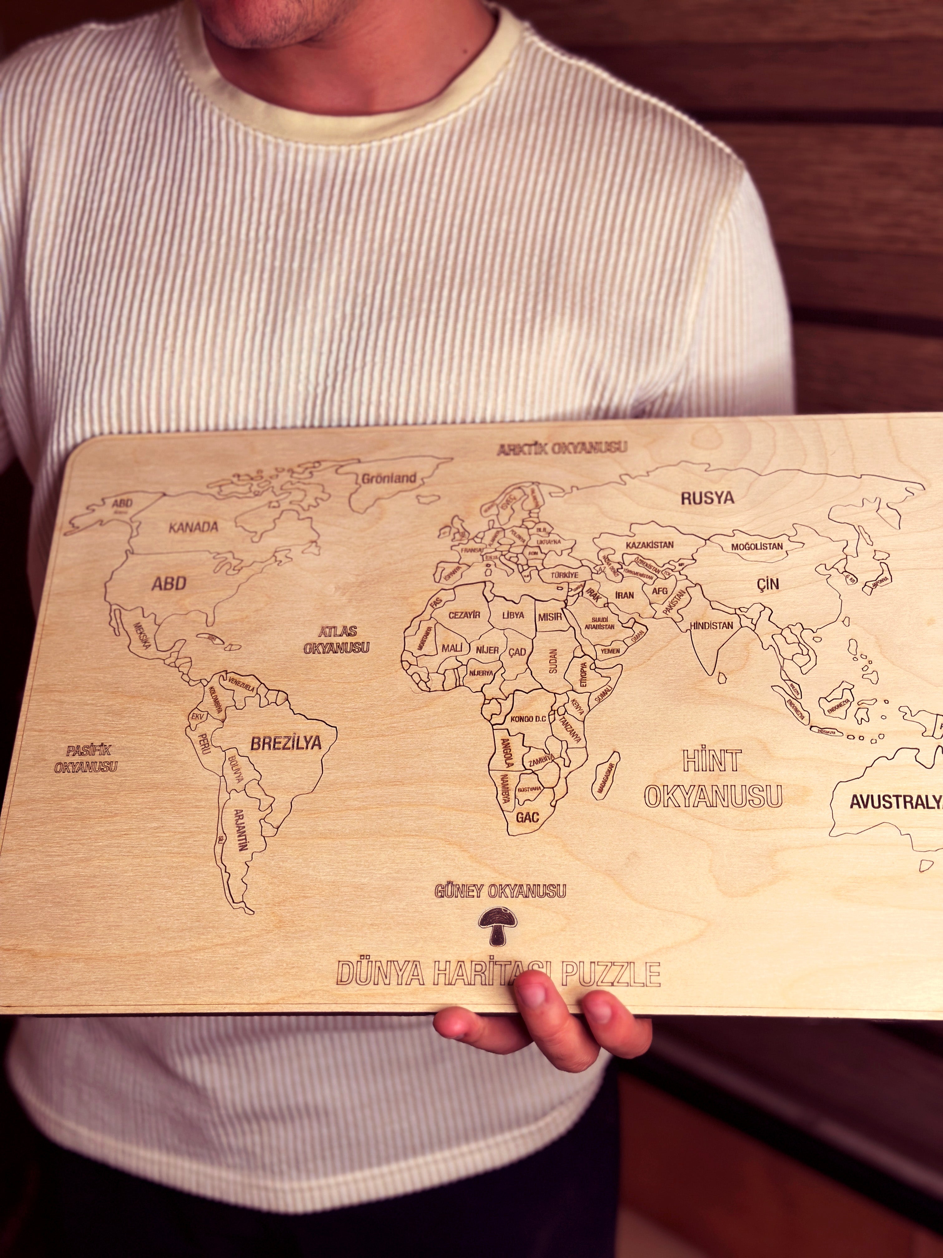 Dünya Haritası Puzzle