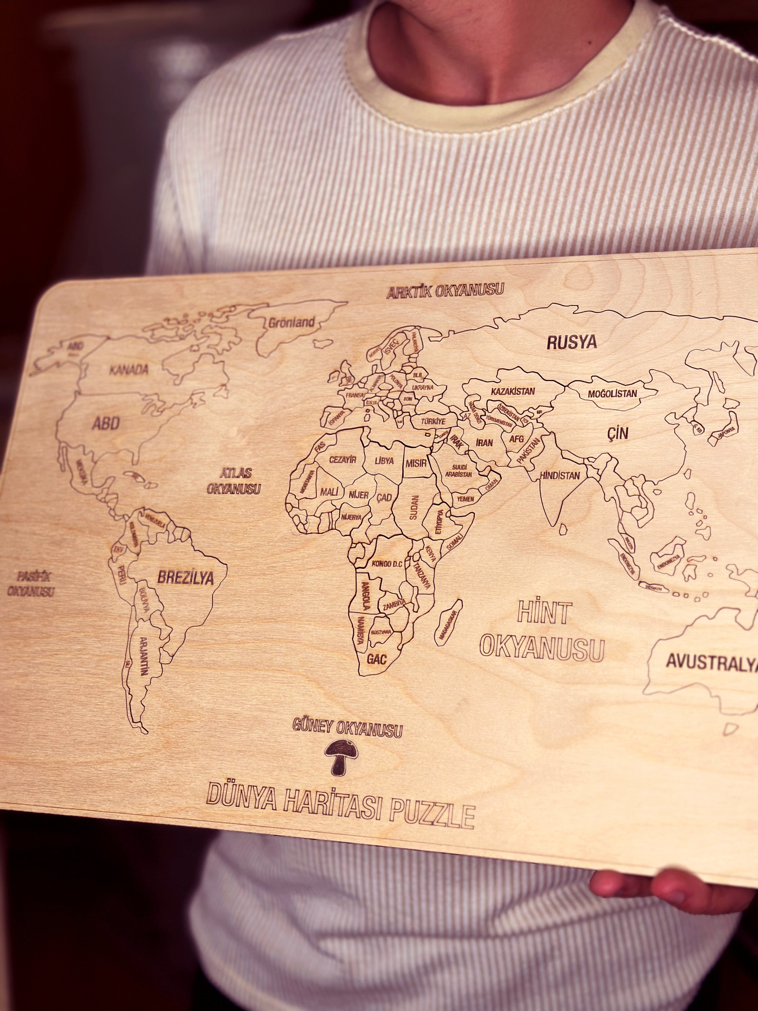 Dünya Haritası Puzzle