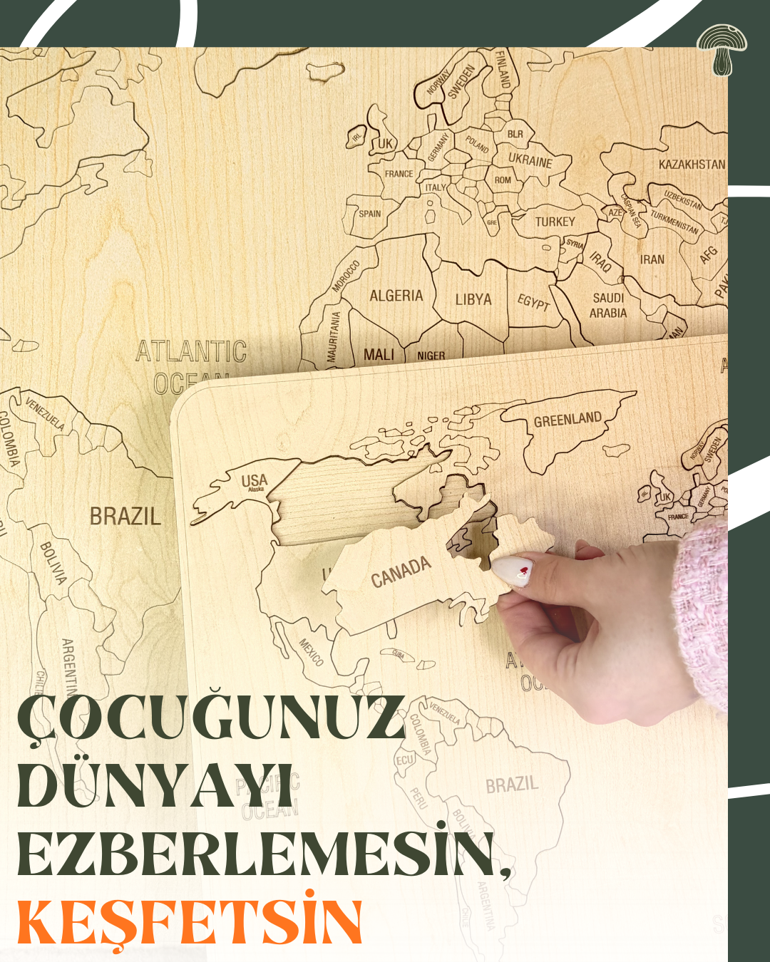 Dünya Haritası Puzzle