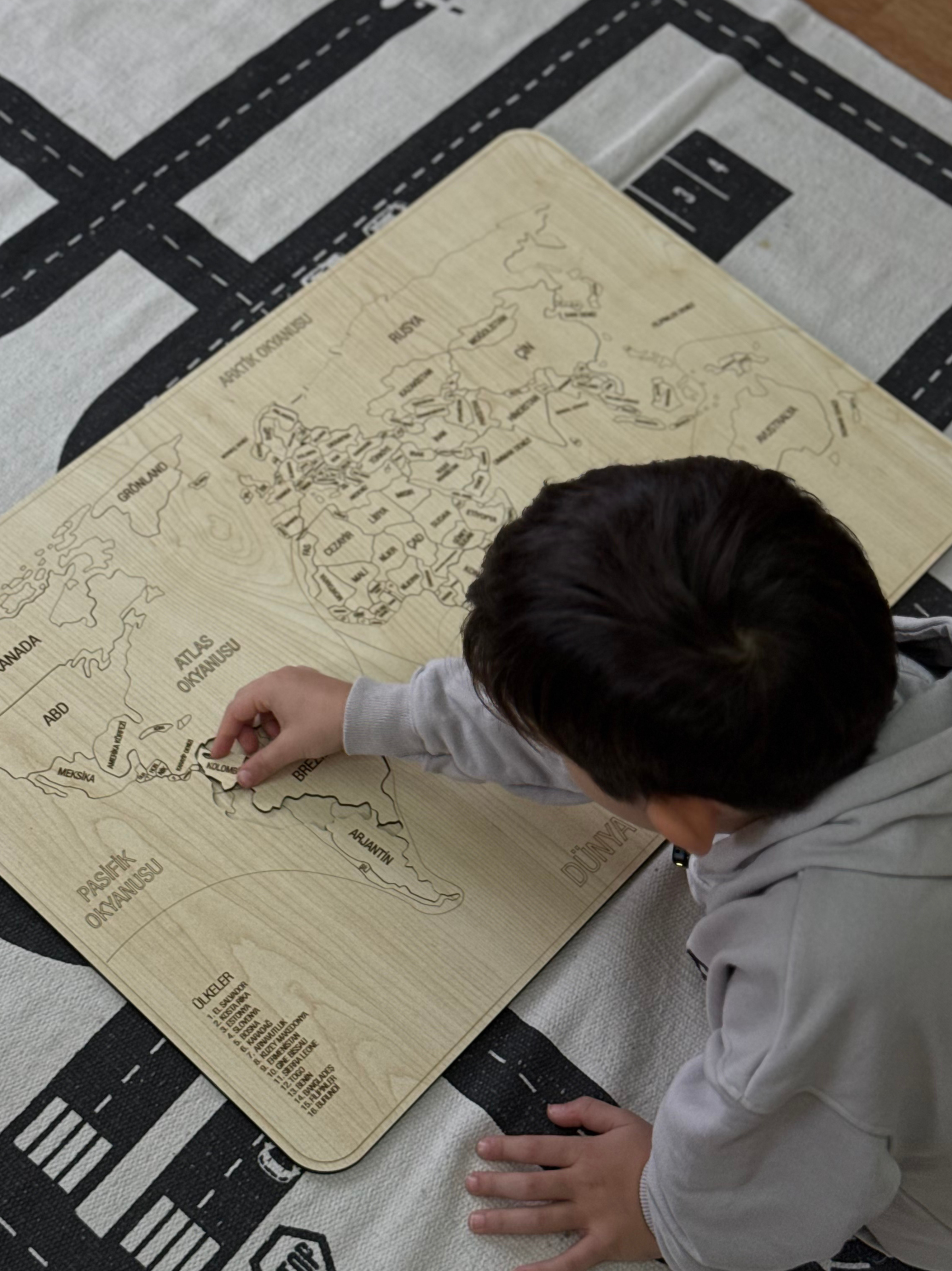 Dünya Haritası Puzzle