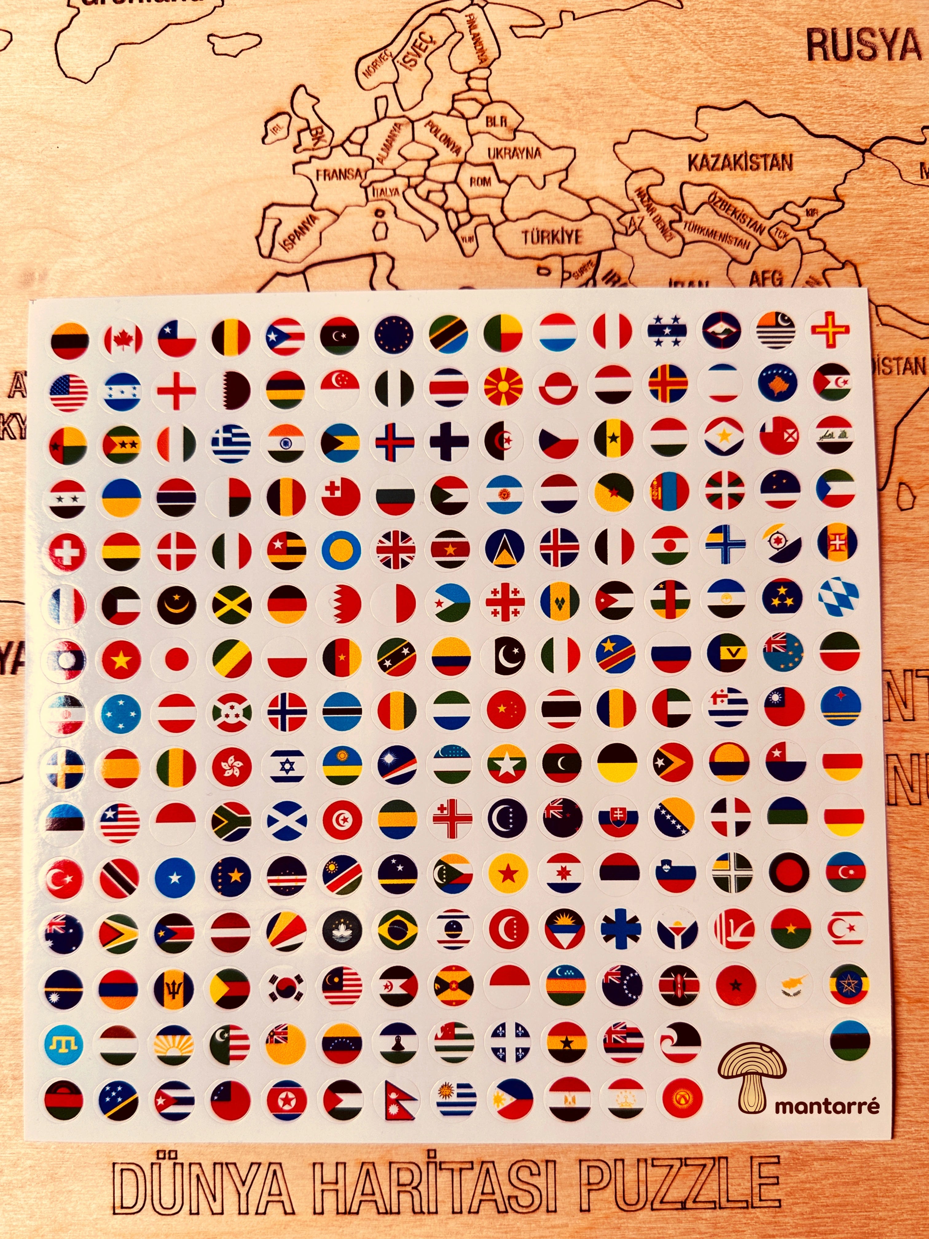 Dünya Haritası Puzzle