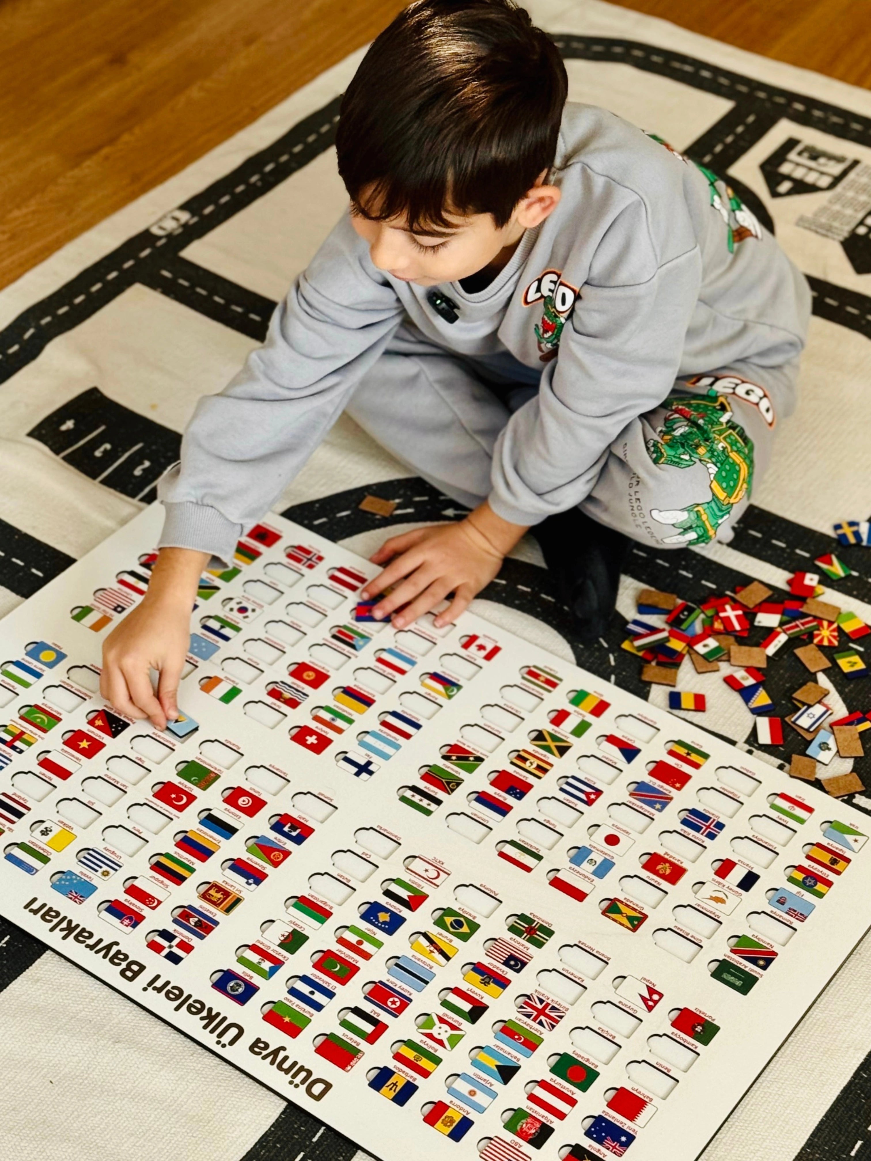 Ülke Bayrakları Puzzle - Türkçe