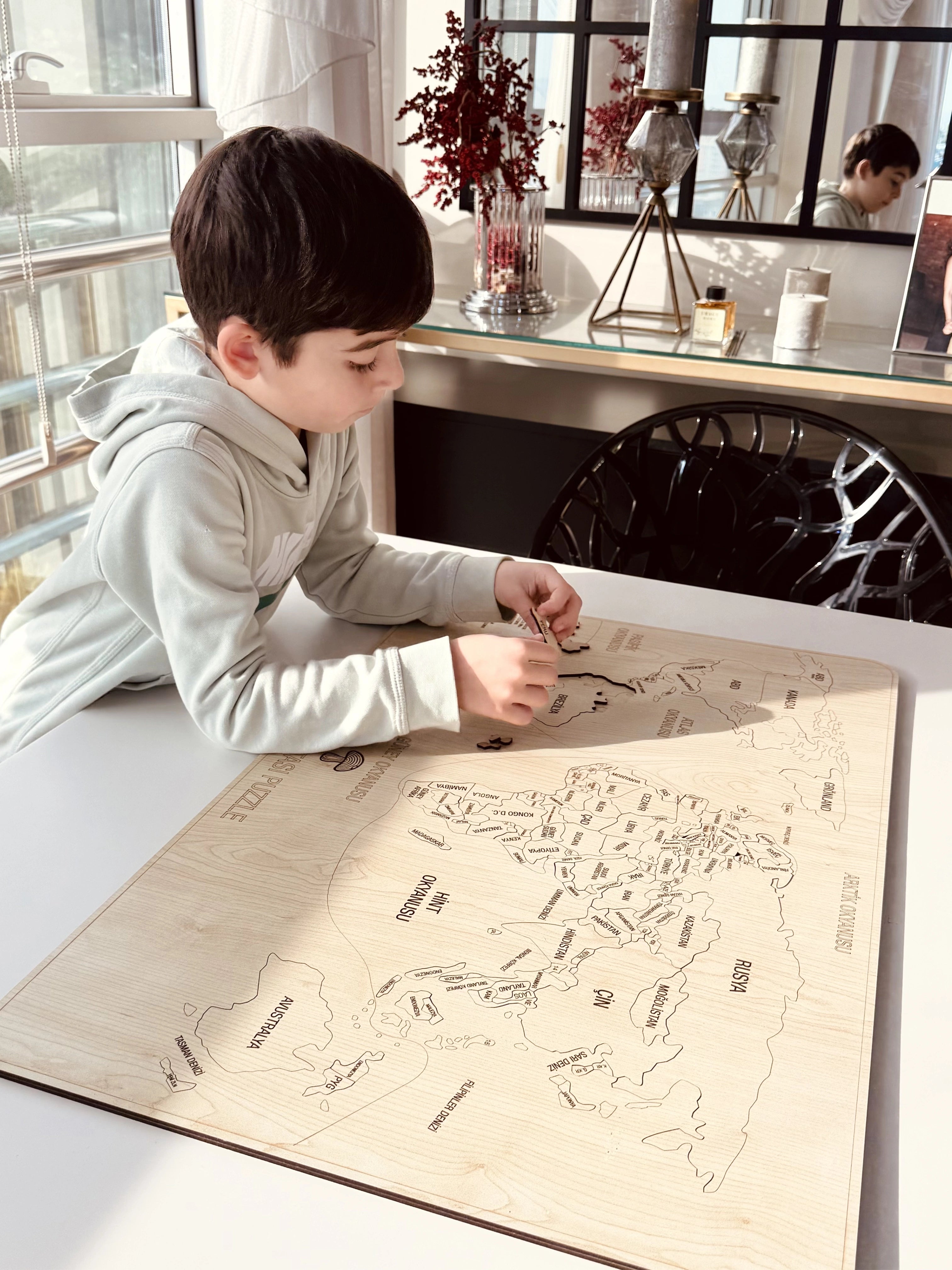 Dünya Haritası Puzzle