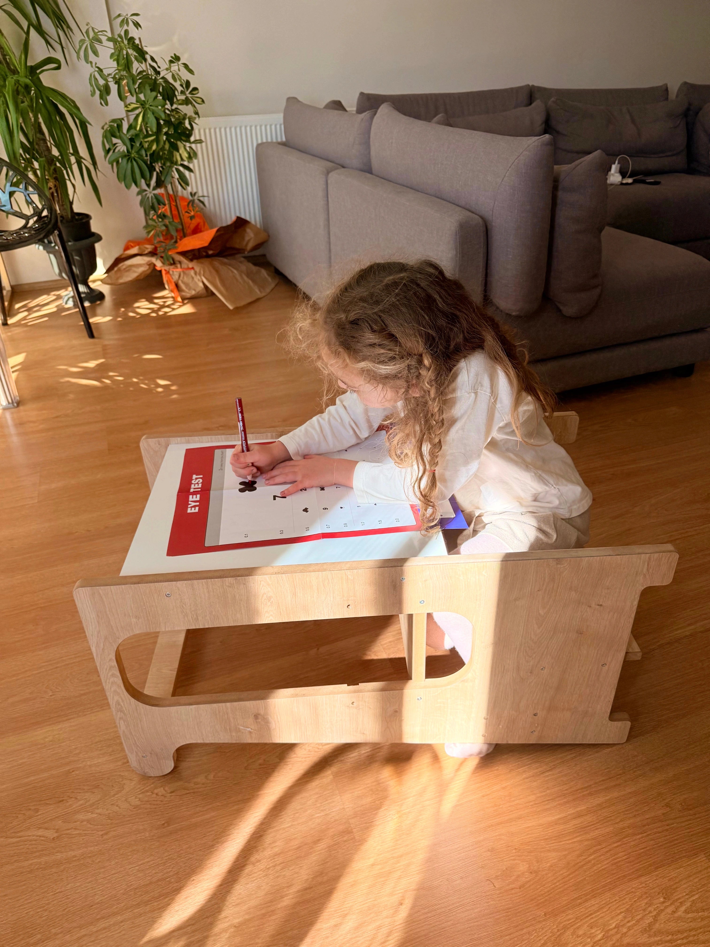 Montessori Ahşap Öğrenme Kulesi