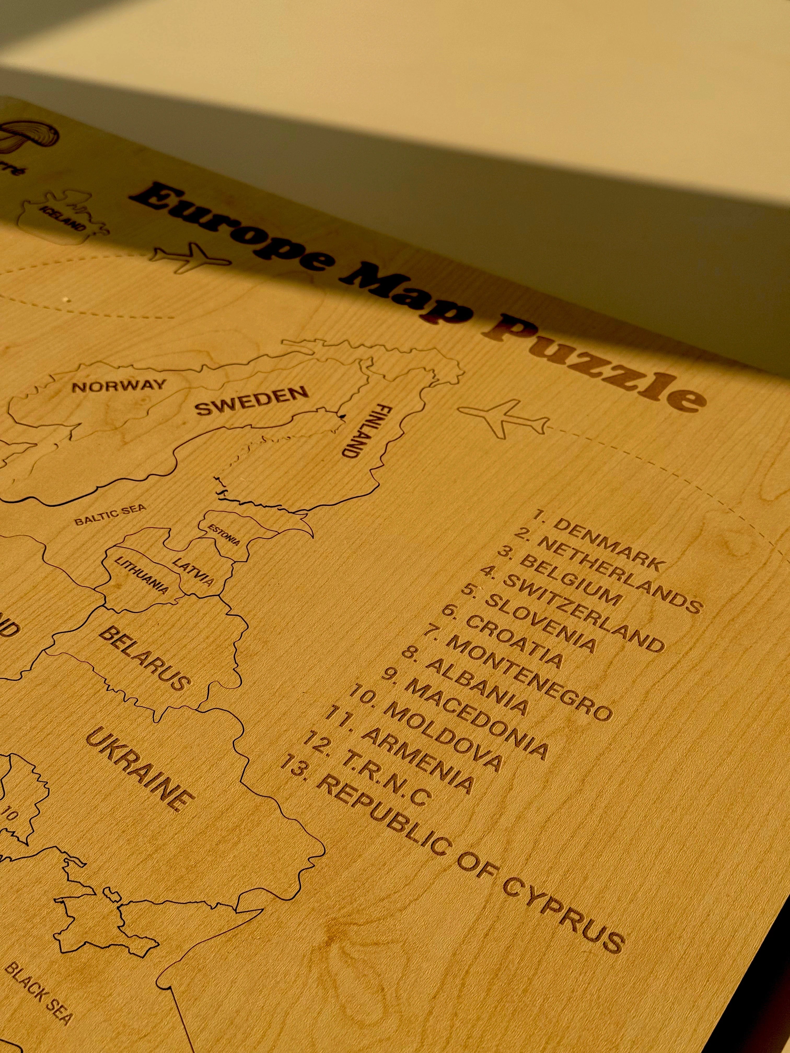 Avrupa Haritası Puzzle