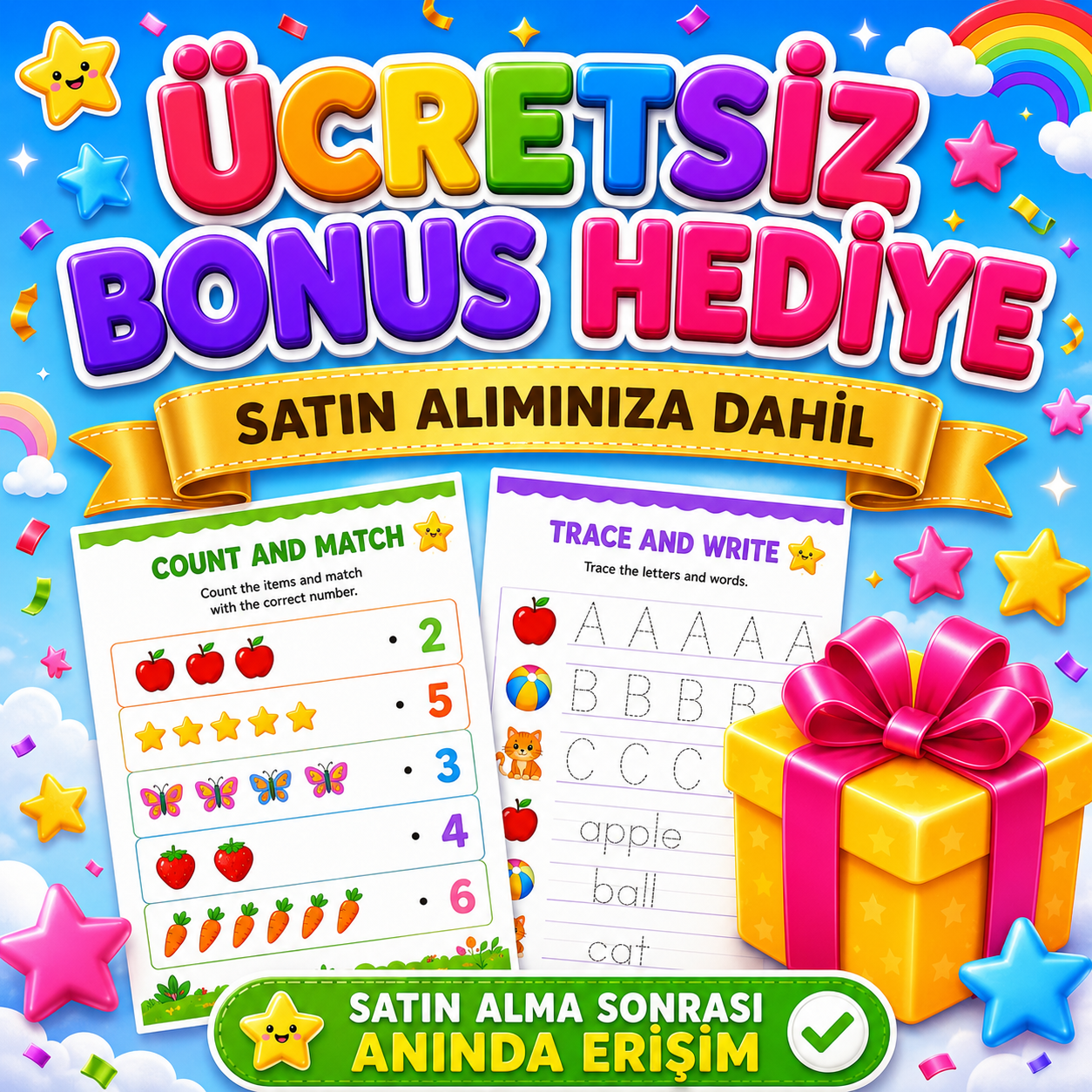 Çocuklar İçin 500.000+ Yazdırılabilir İngilizce Etkinlik Kütüphanesi