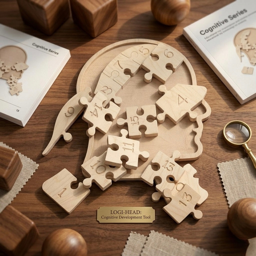 Montessori Kafa Şeklinde Puzzle