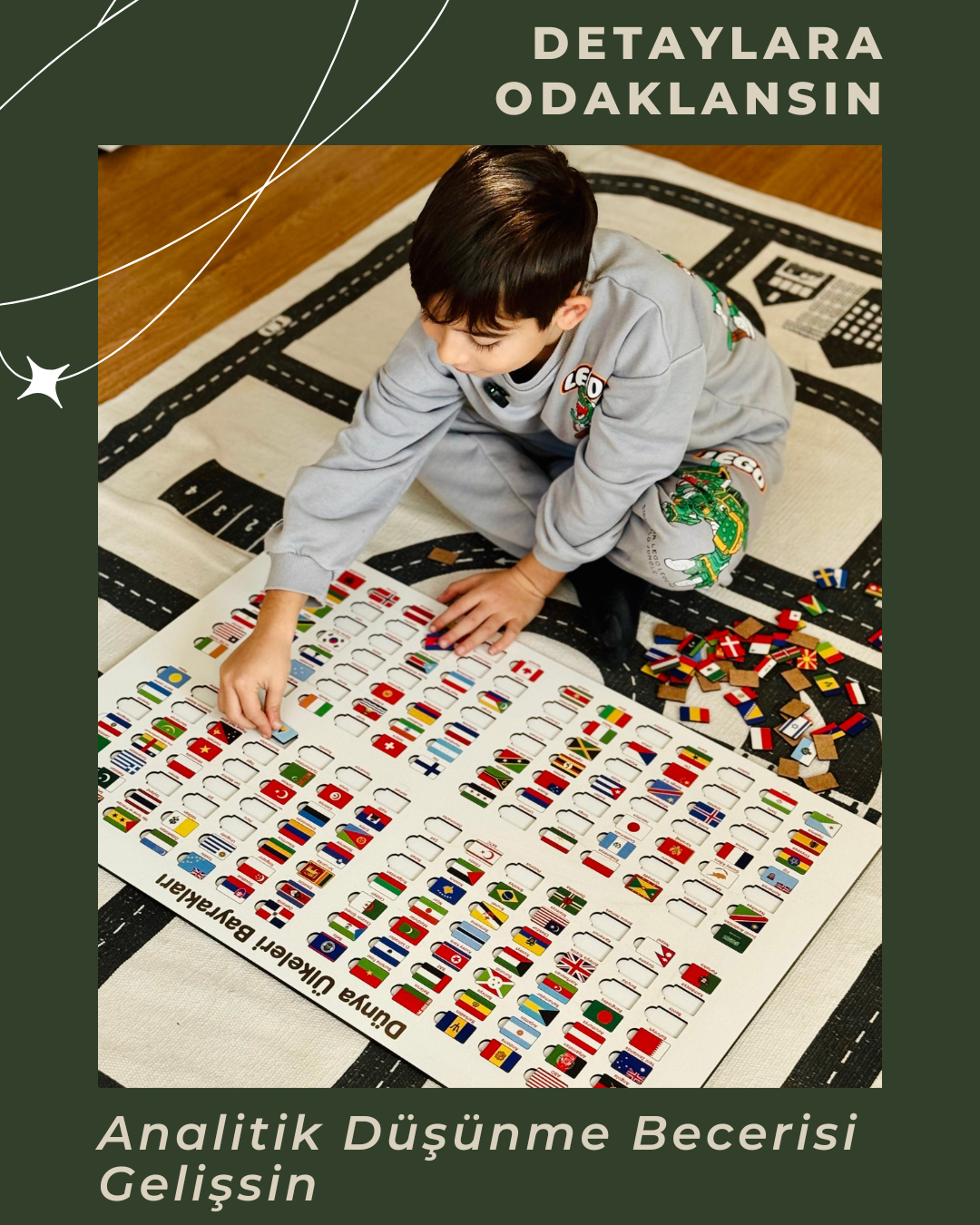 Dünya Ülkelerinin Bayrakları Puzzle