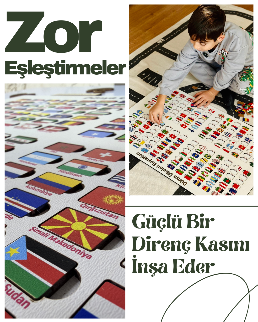 Dünya Ülkelerinin Bayrakları Puzzle