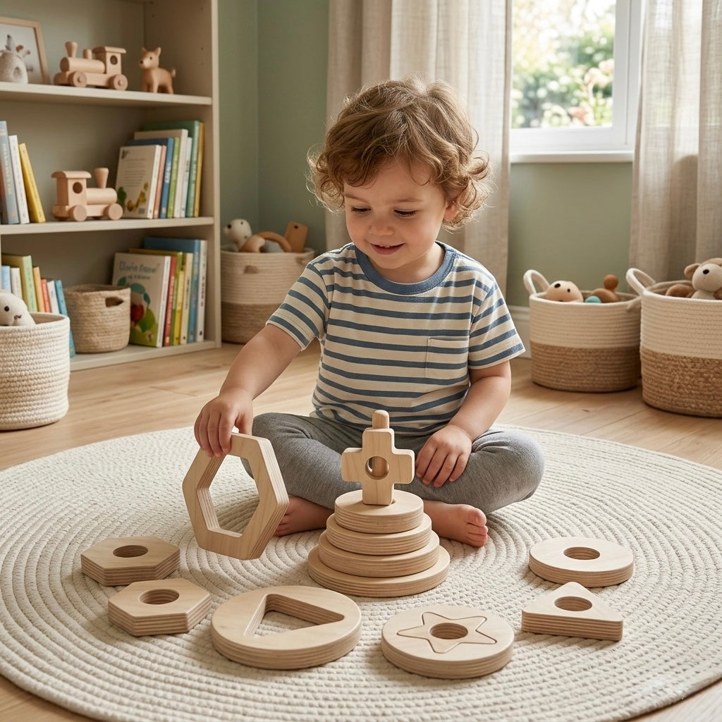 Montessori Geometrik Puzzle