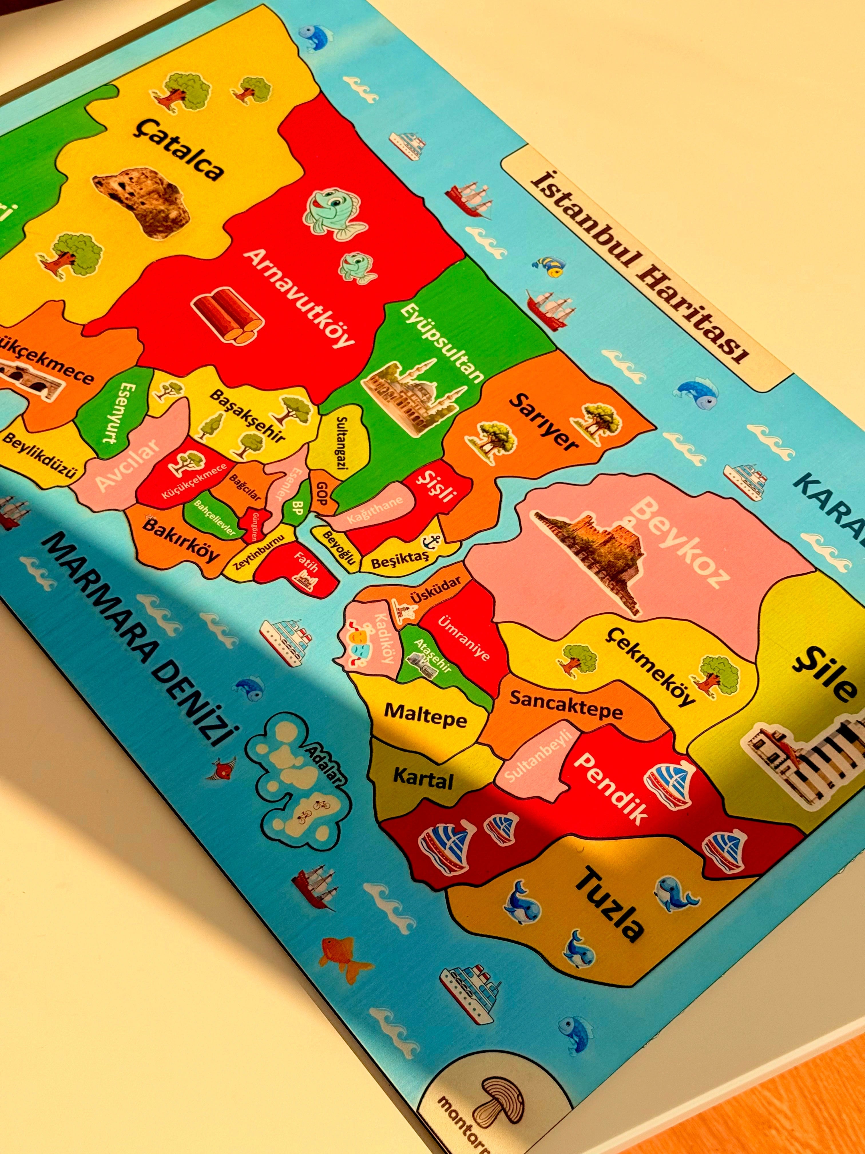 İstanbul Haritası Puzzle