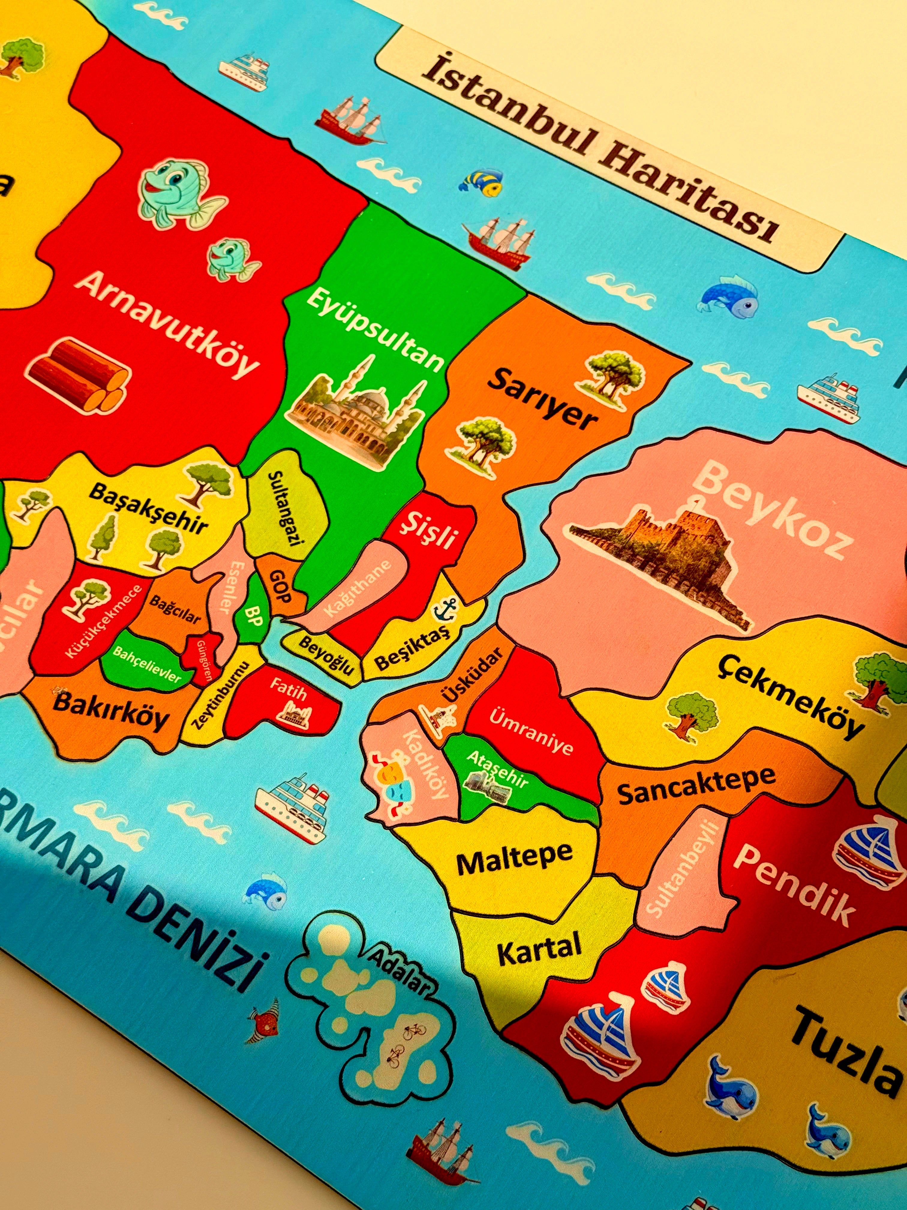 İstanbul Haritası Puzzle