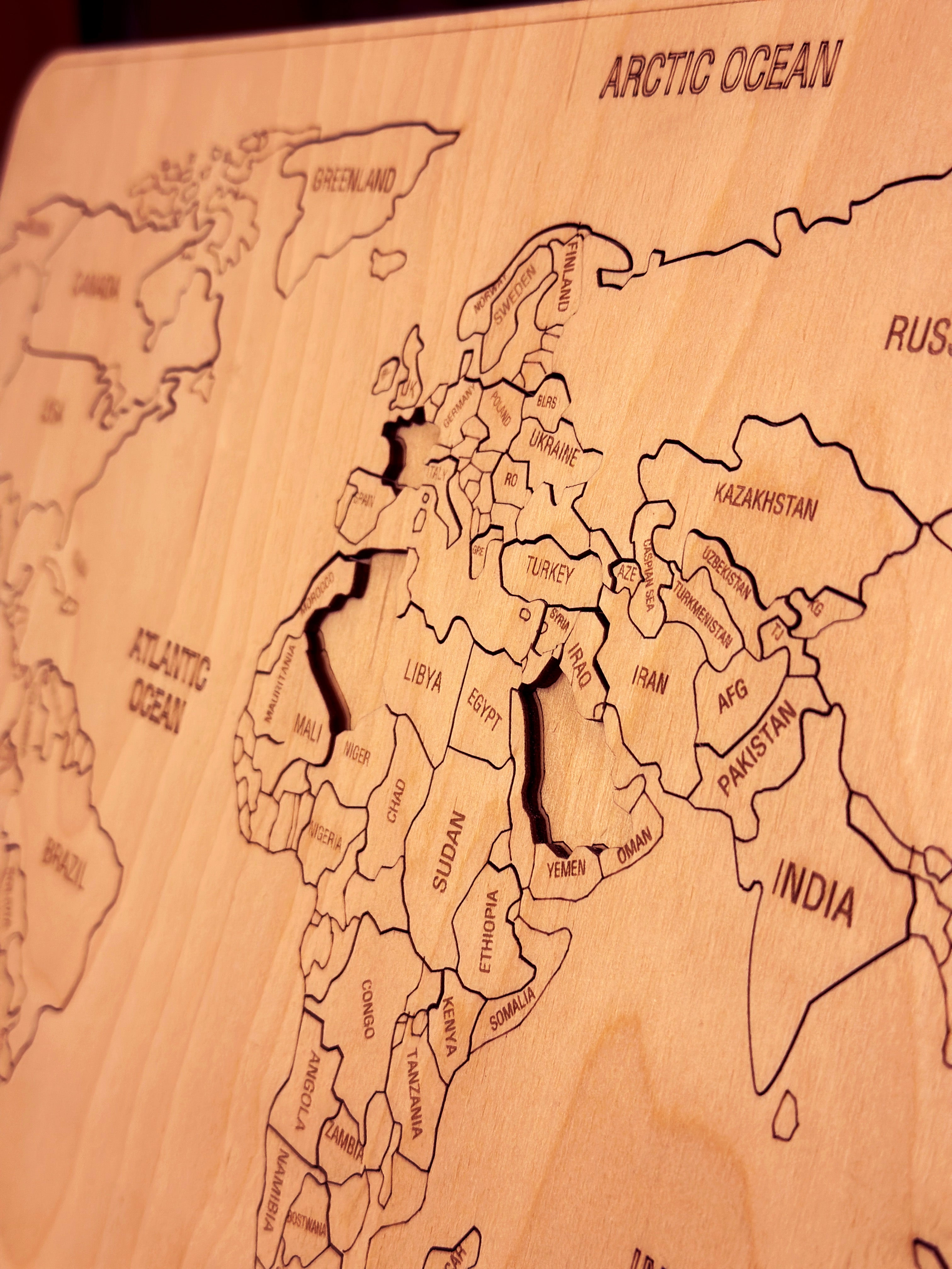 Dünya Haritası Puzzle