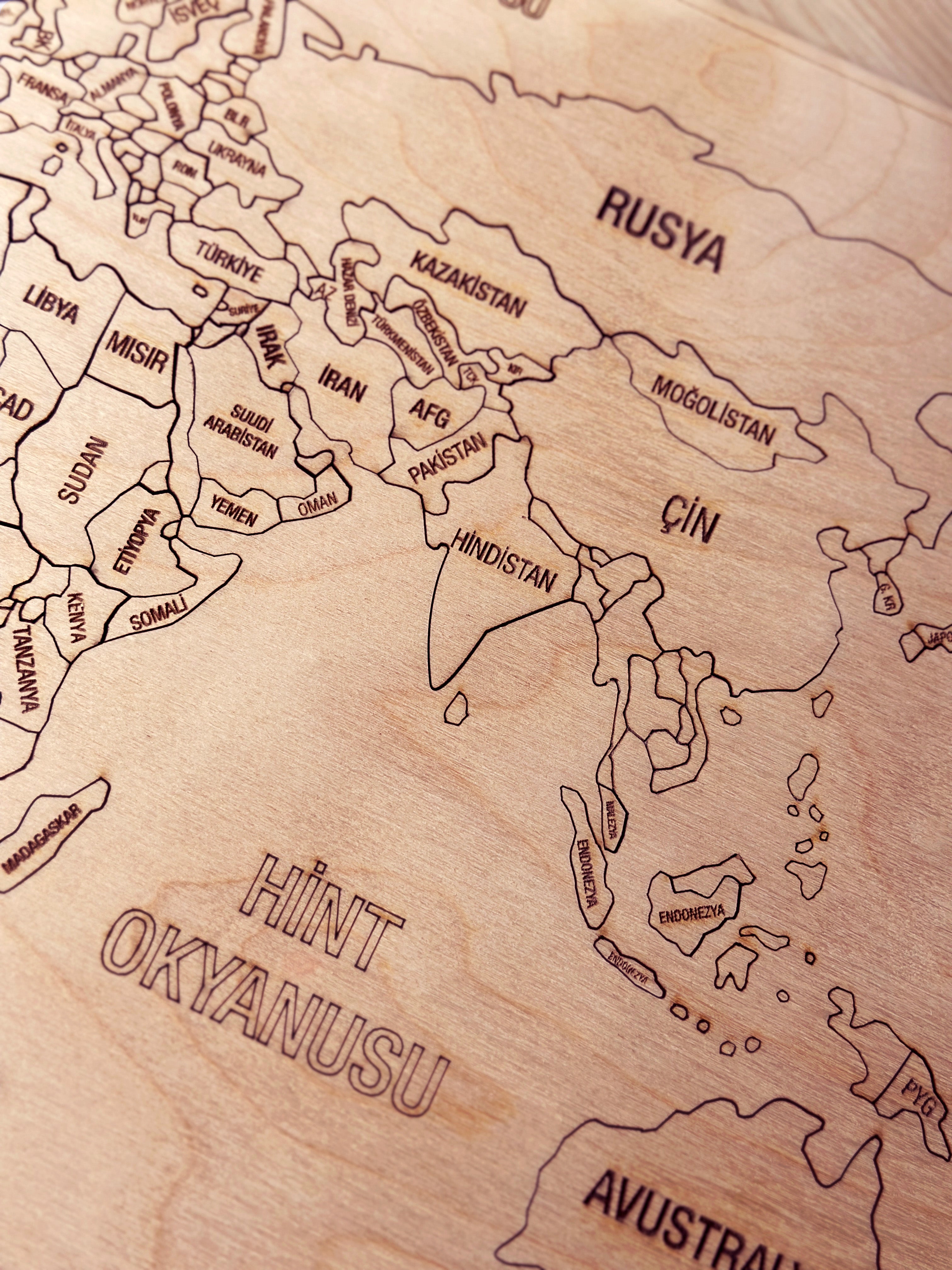 Dünya Haritası Puzzle