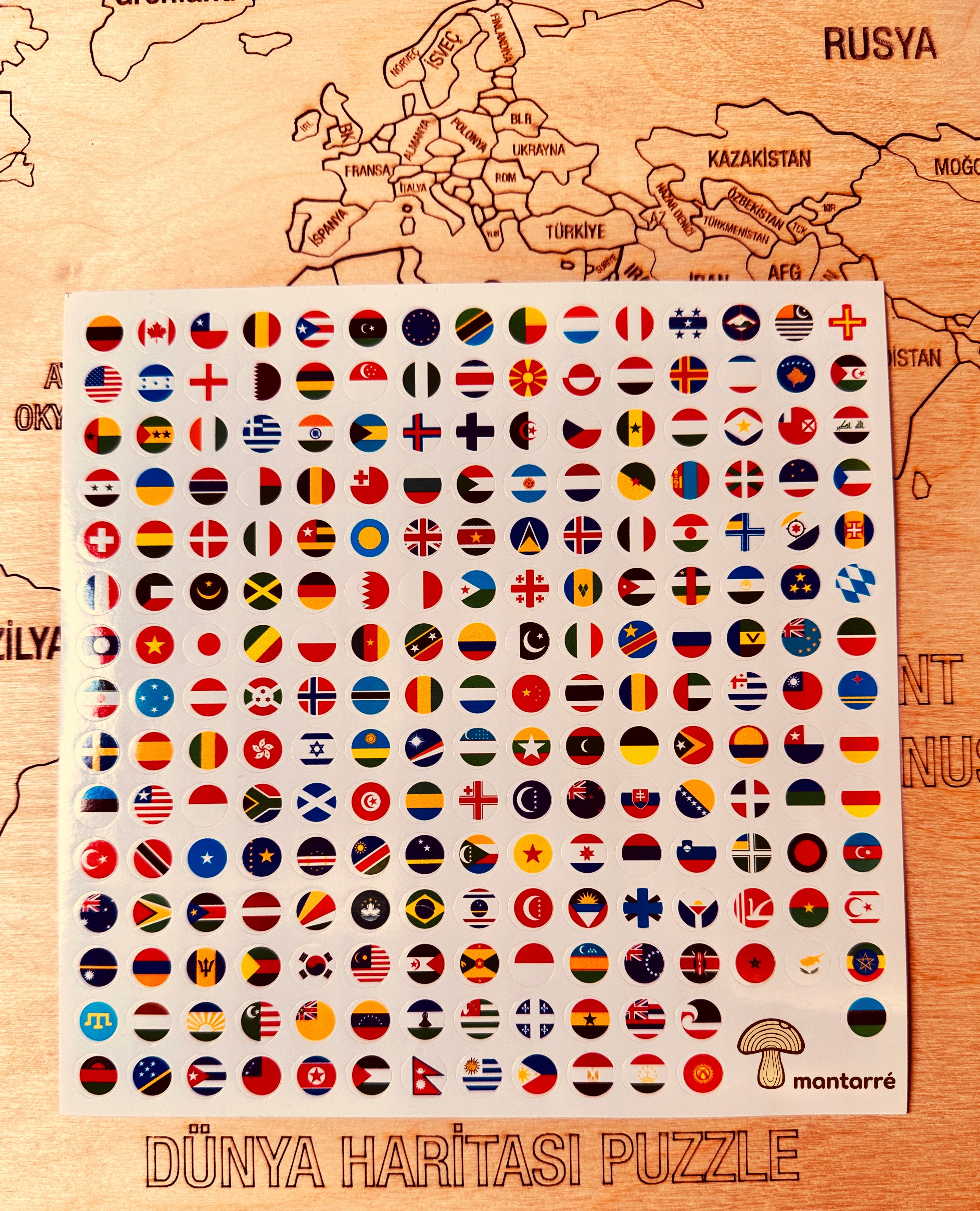 Dünya Haritası Puzzle